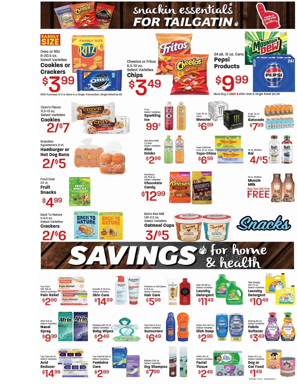 Glazier's Market Weekly Ad August 26 - September 1, 2026