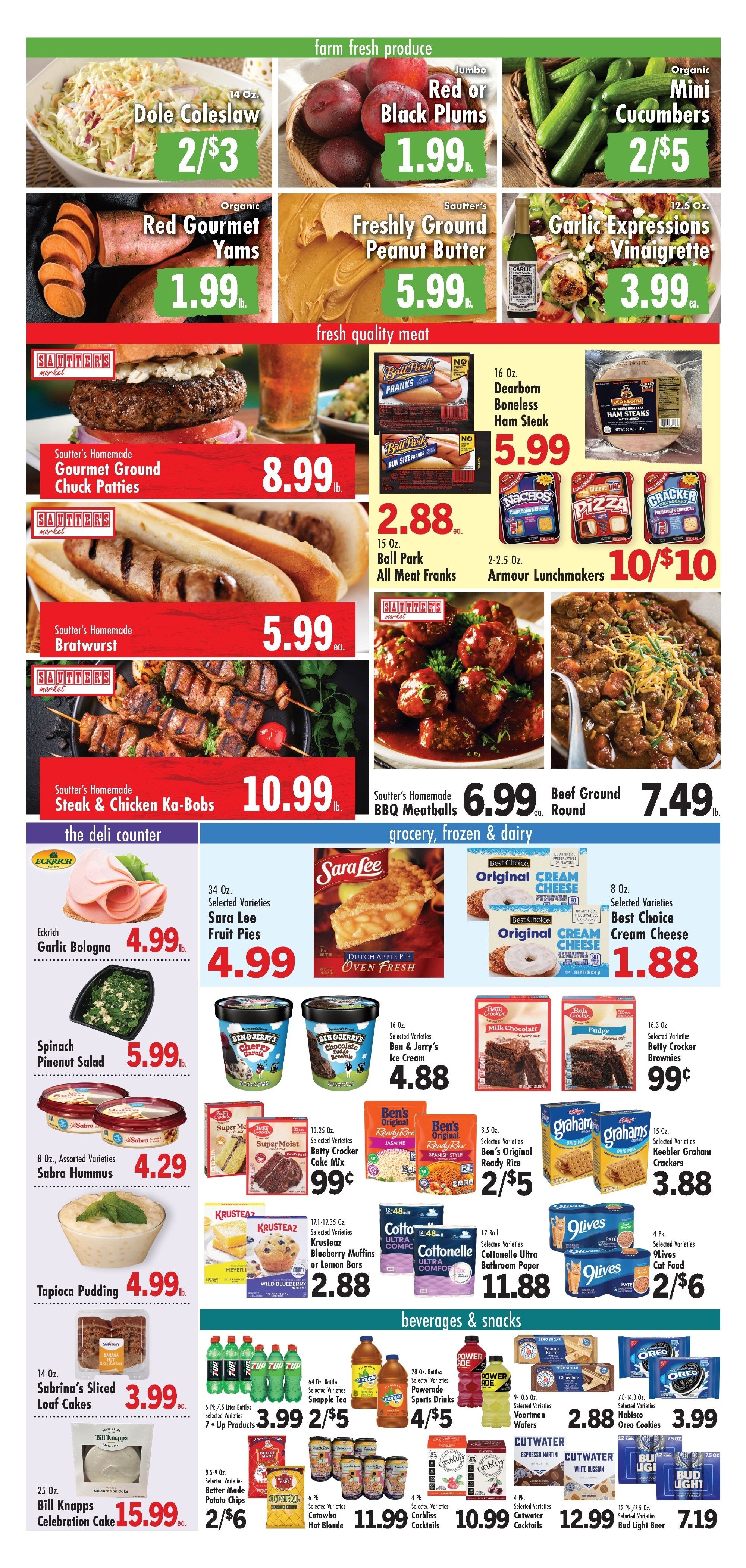 Sautter's Market Weekly Ad August 23 - 29, 2026