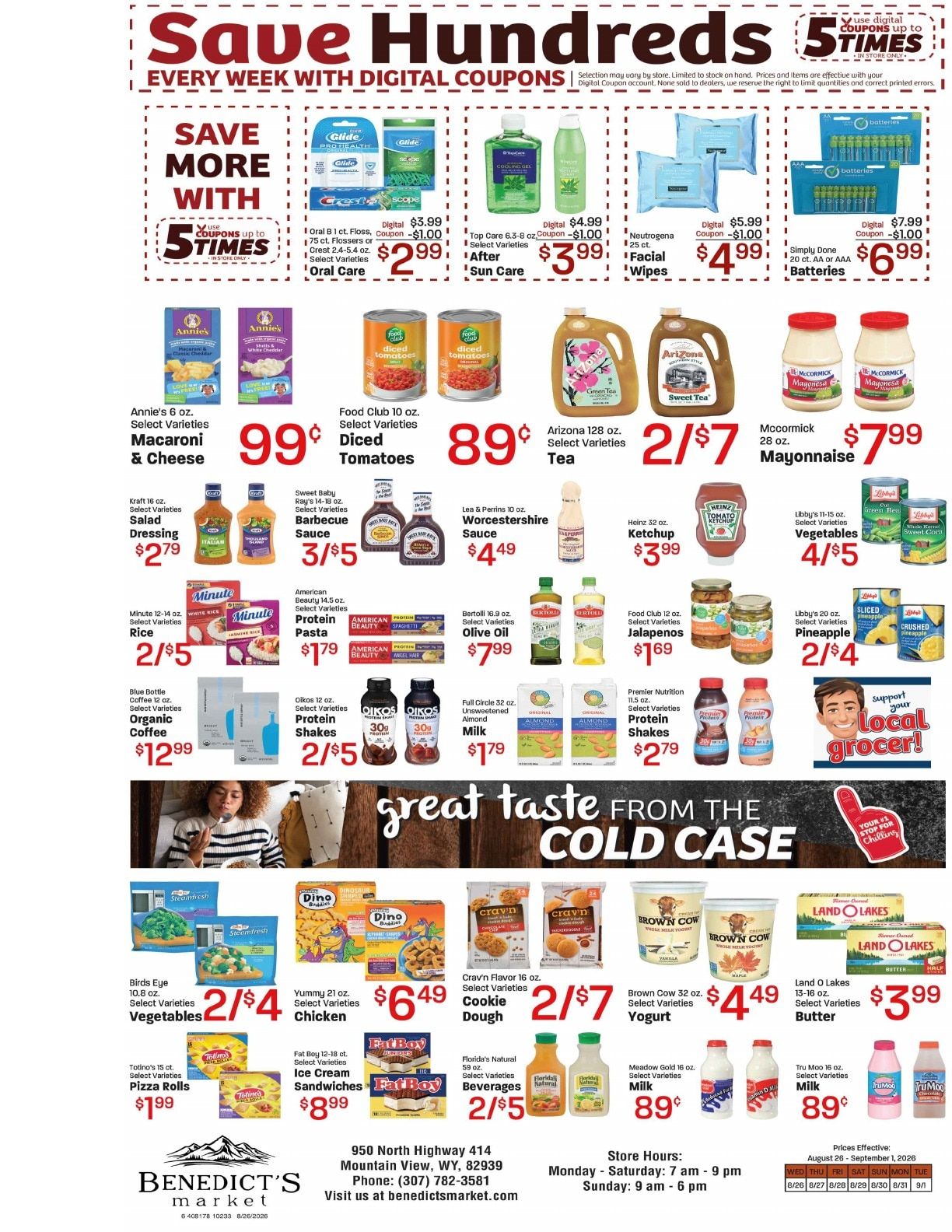 Benedict's Market Weekly Ad August 26 - September 1, 2026