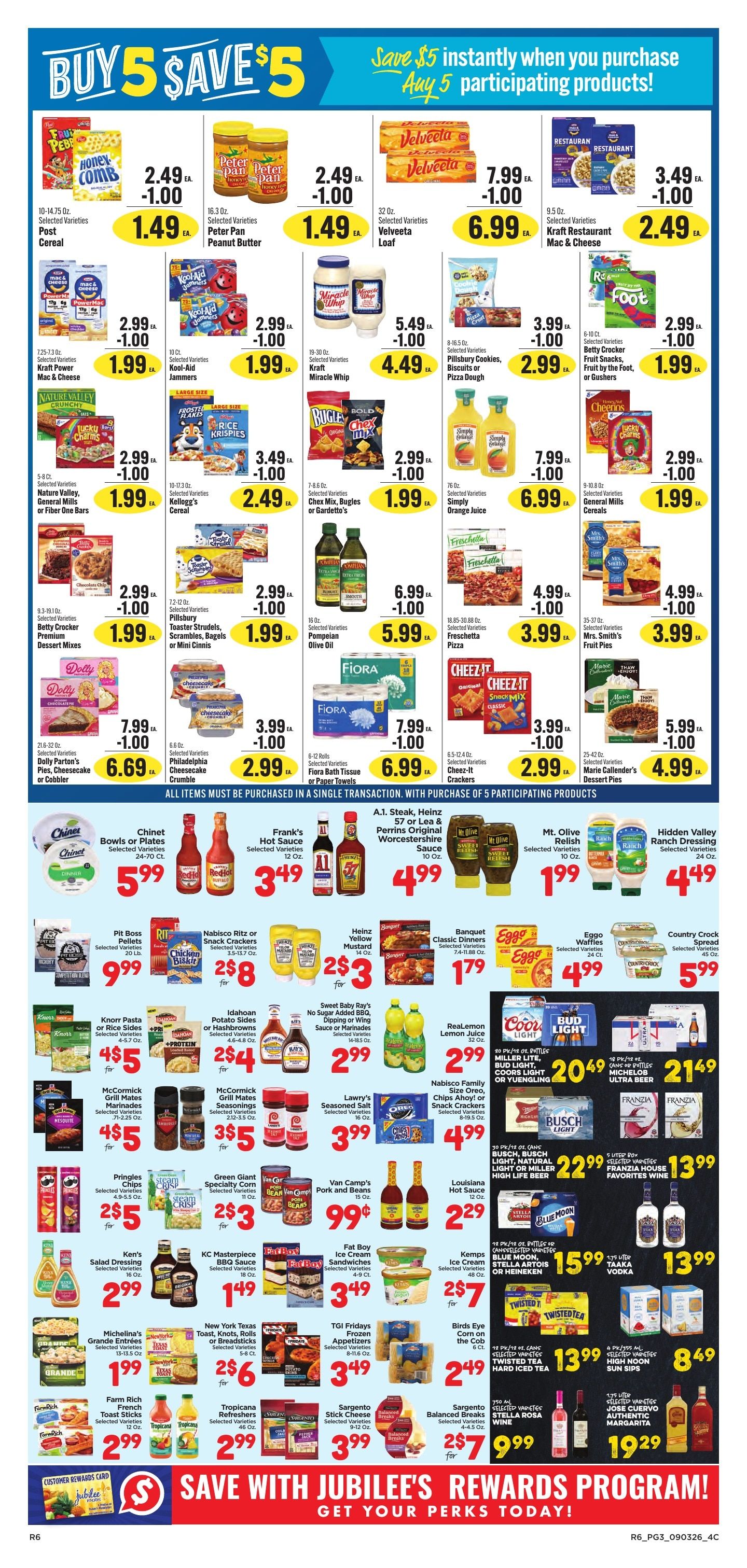 Jubilee Foods Pearl River Weekly Ad September 3 - 9, 2026