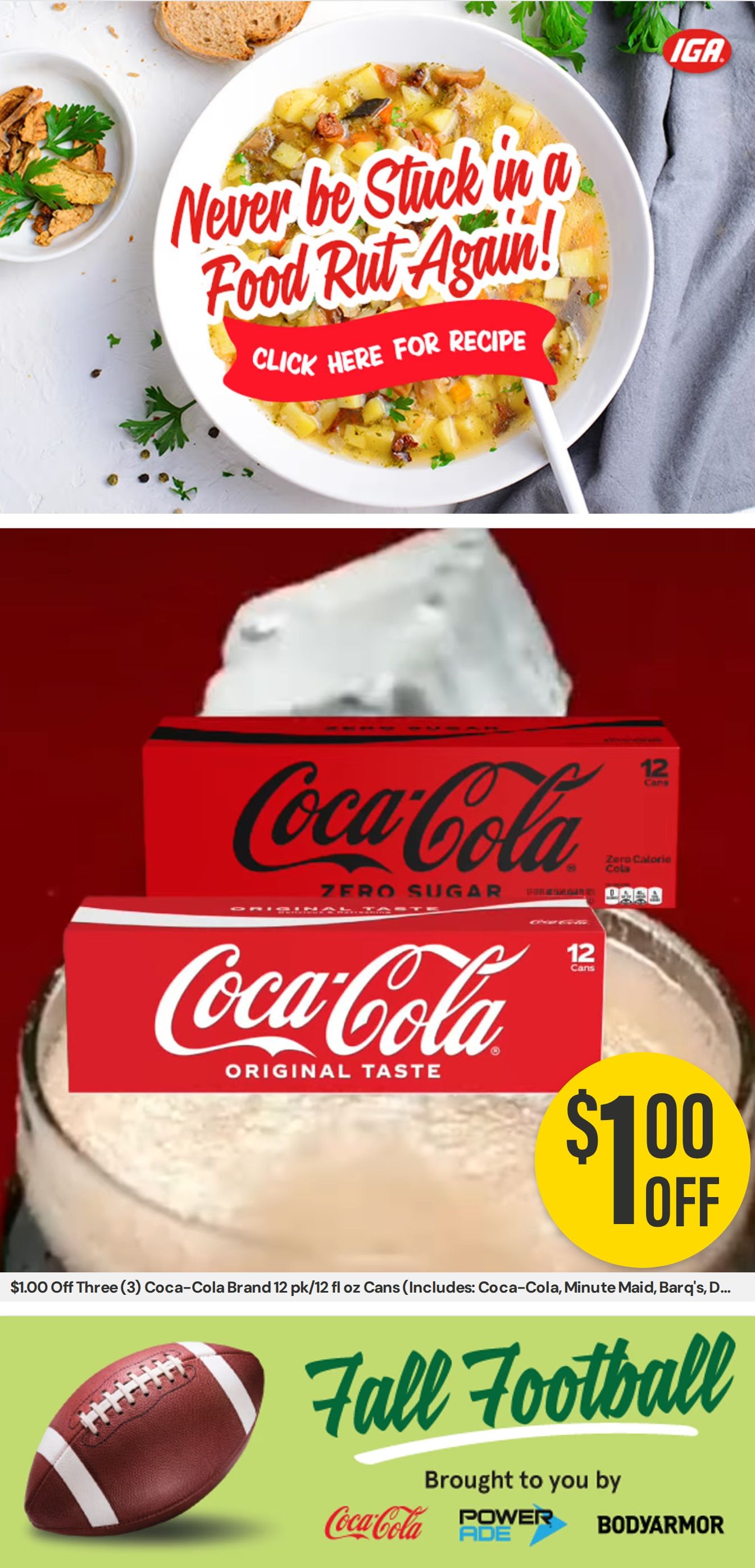 New Baden Market IGA Weekly Ad August 26 - September 8, 2026