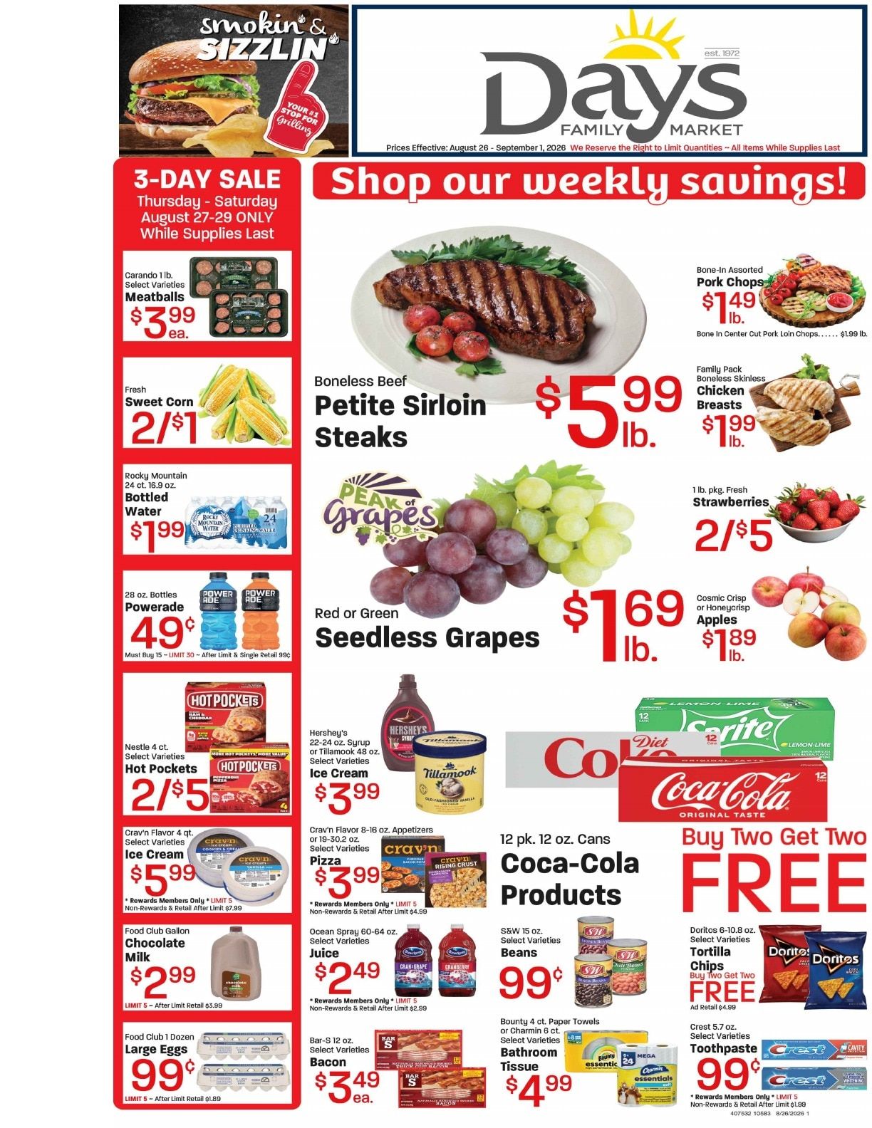 Day's Market Weekly Ad August 26 - September 1, 2026