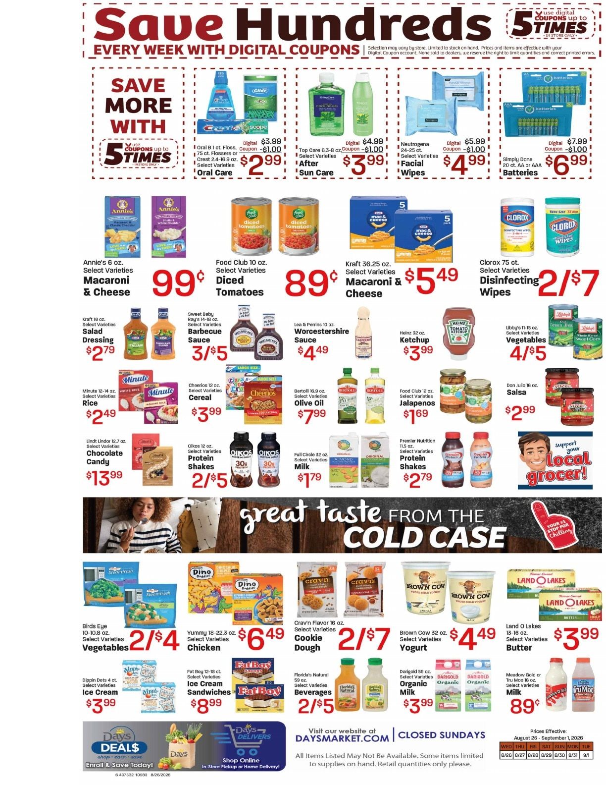 Day's Market Weekly Ad August 26 - September 1, 2026