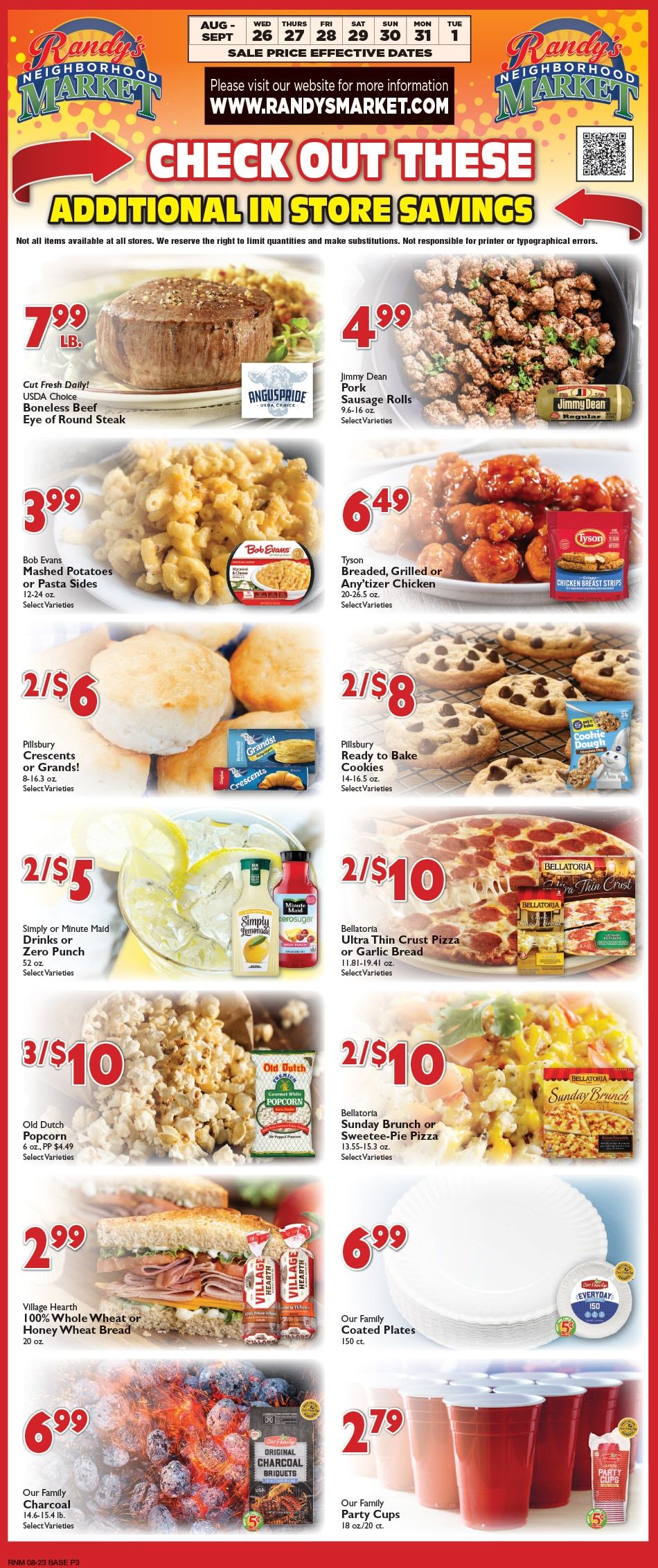 Randy's Neighborhood Market (DeWitt, IA) Weekly Ad August 26 - September 1, 2026