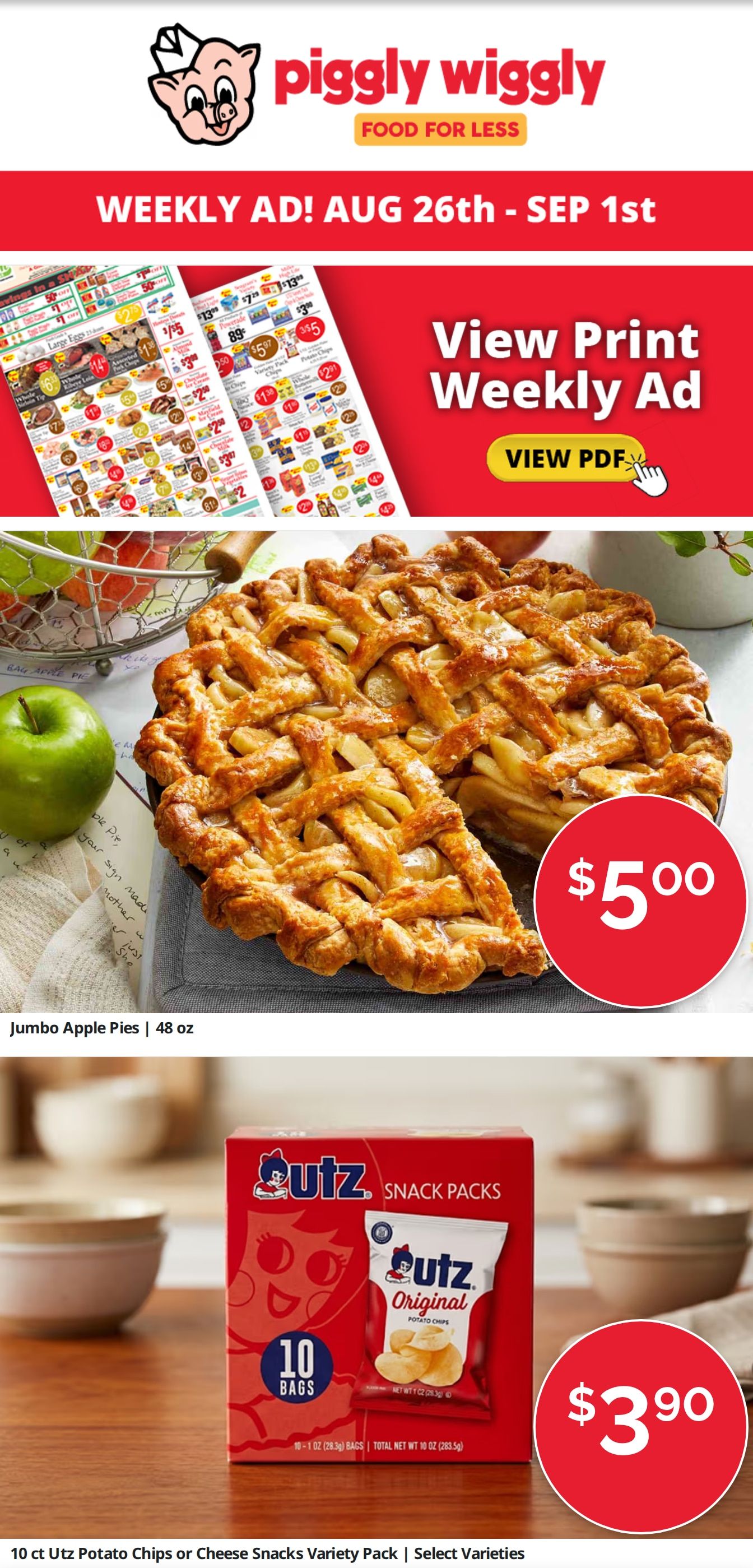 Piggly Wiggly Wetumpka Weekly Ad August 25 - 31, 2026