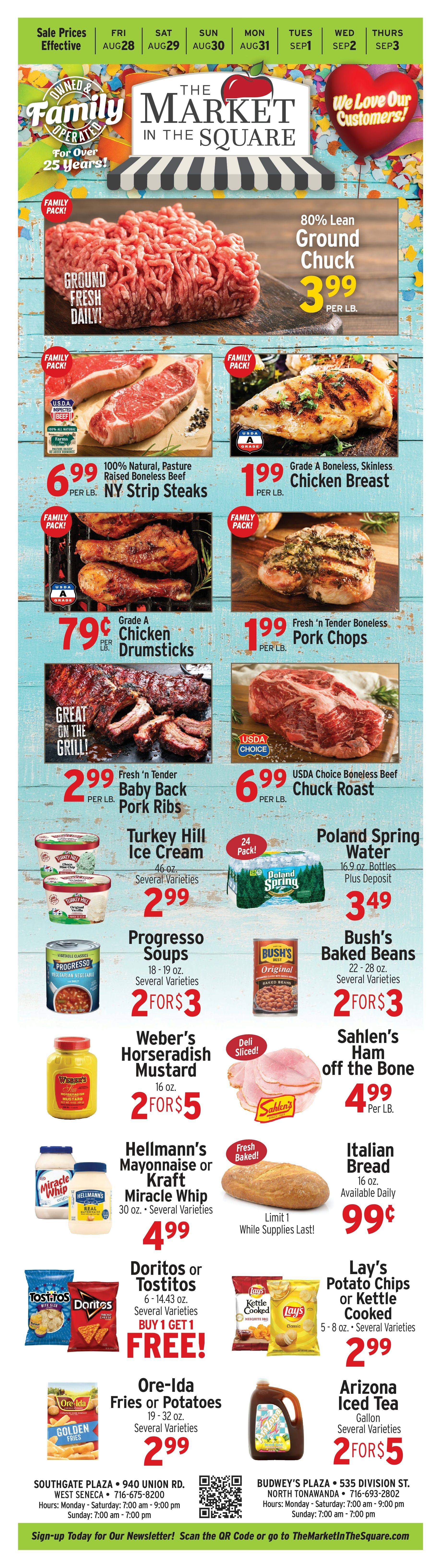 The Market in the Square Weekly Ad August 28 - September 3, 2026