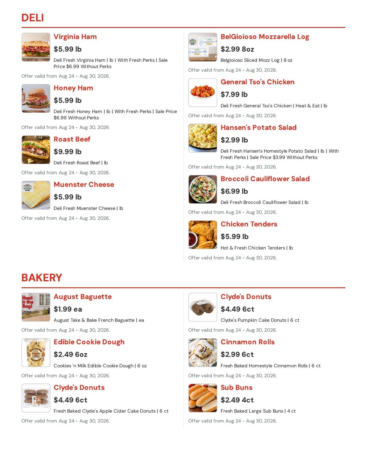 Hansen's IGA (East Troy, WI) Weekly Ad August 24 - 30, 2026