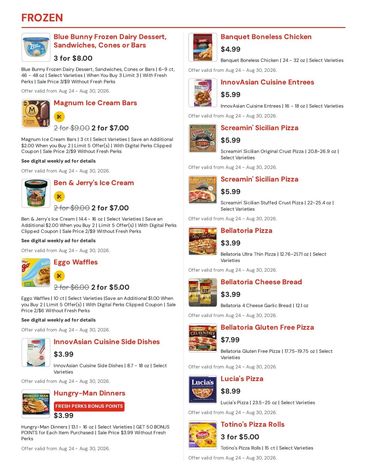 Hansen's IGA (East Troy, WI) Weekly Ad August 24 - 30, 2026