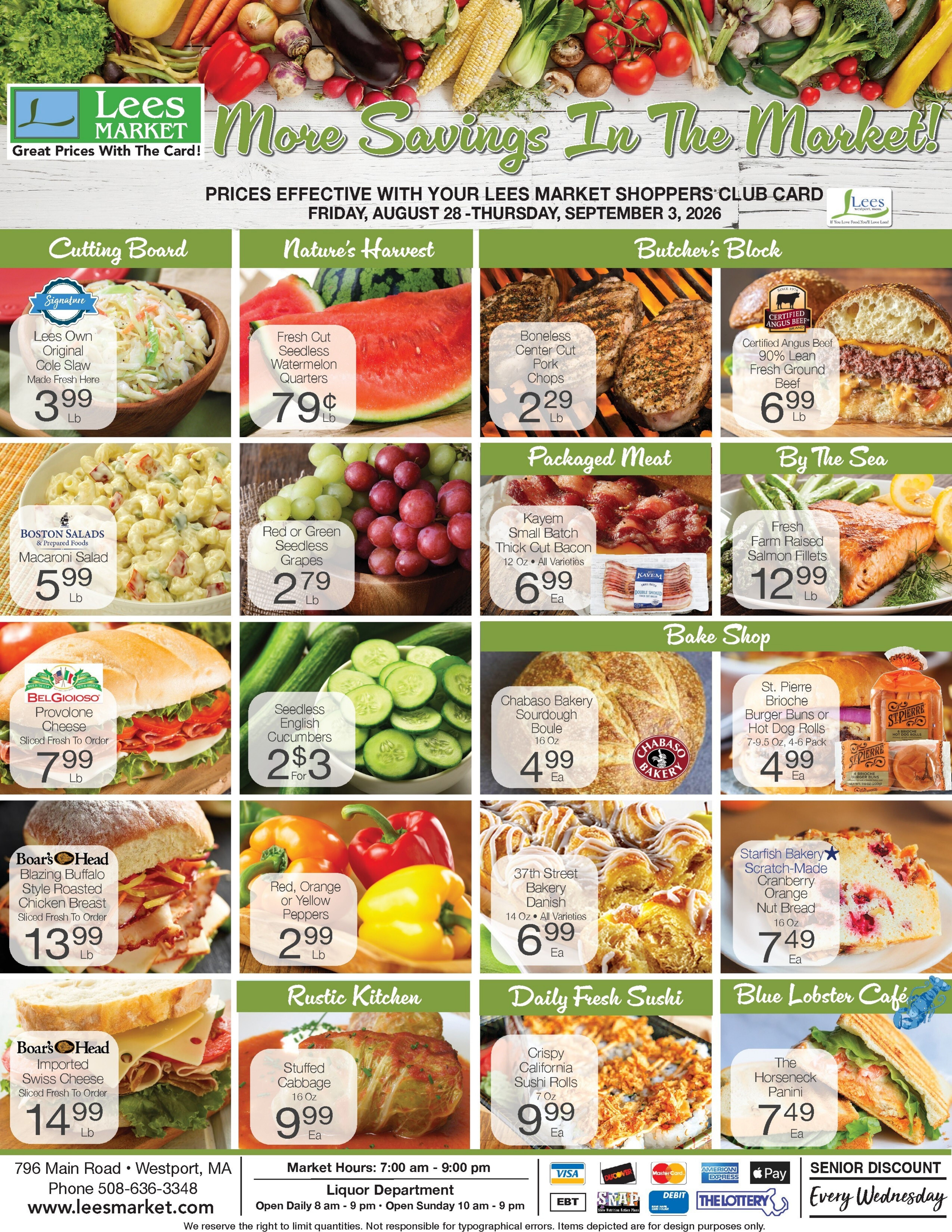Lee's Market Weekly Ad August 28 - September 3, 2026