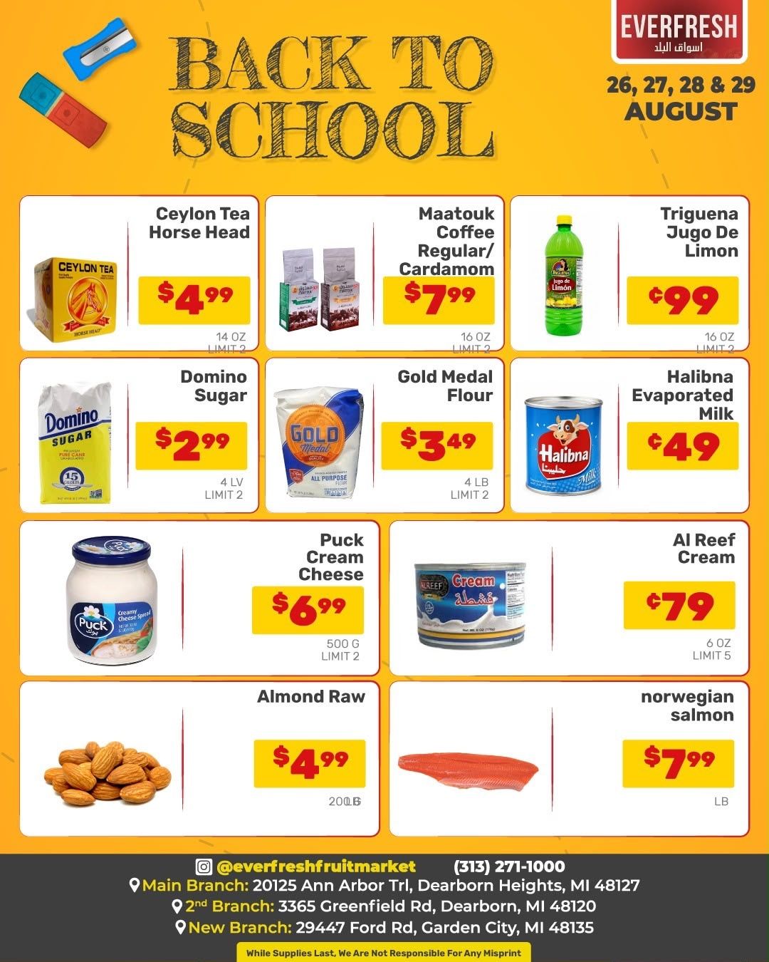 Ever Fresh Market Weekly Ad August 26 - 29, 2026