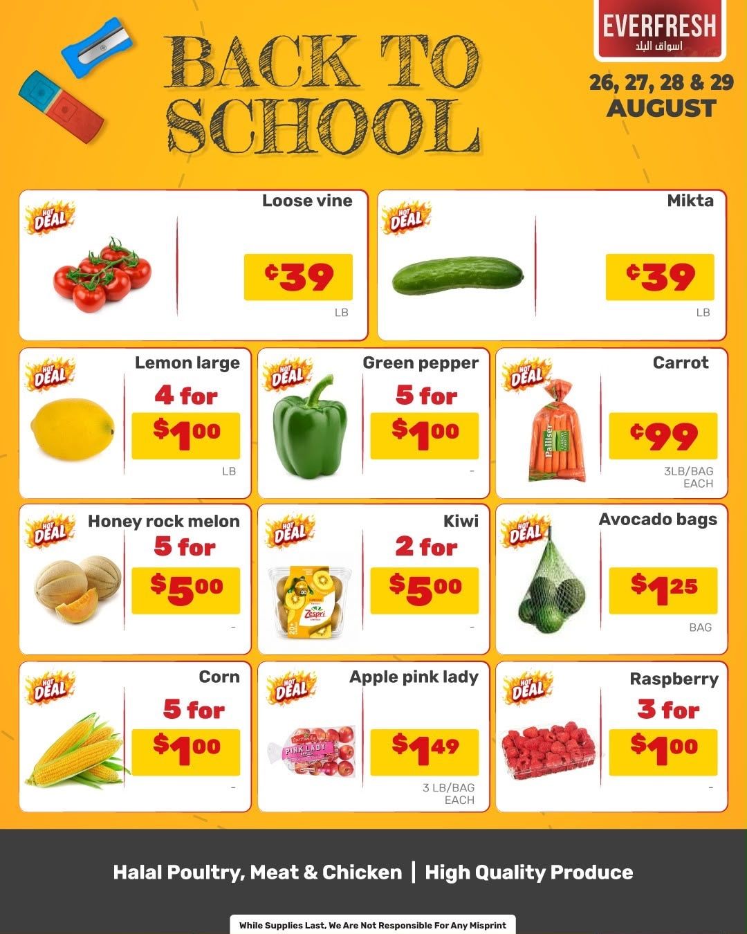 Ever Fresh Market Weekly Ad August 26 - 29, 2026