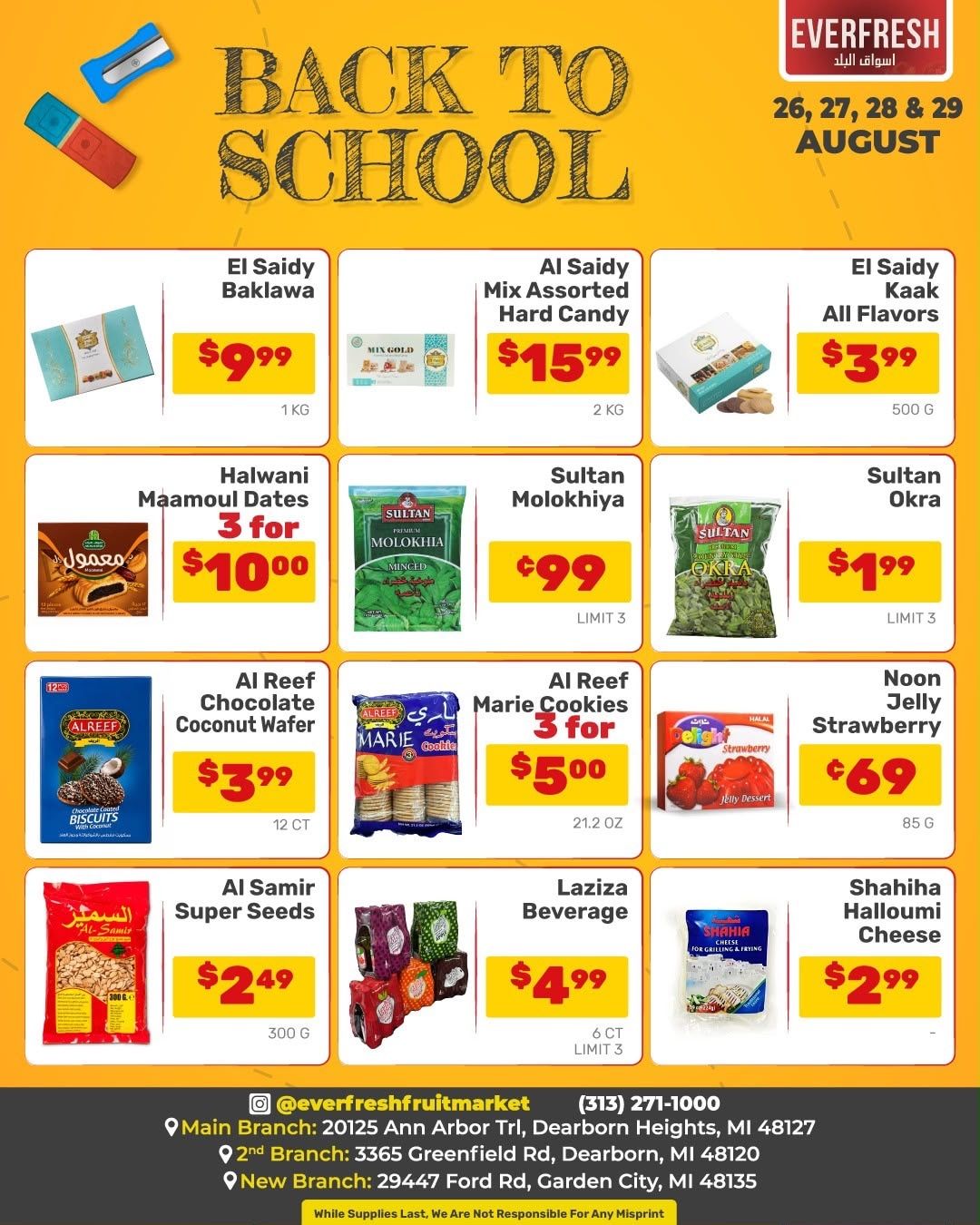 Ever Fresh Market Weekly Ad August 26 - 29, 2026