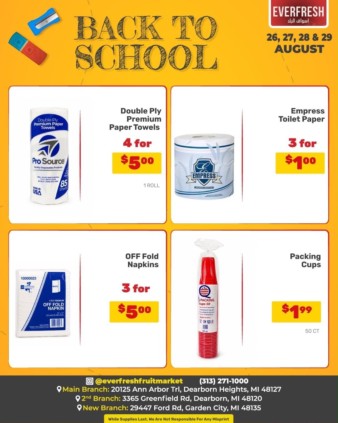 Ever Fresh Market Weekly Ad August 26 - 29, 2026