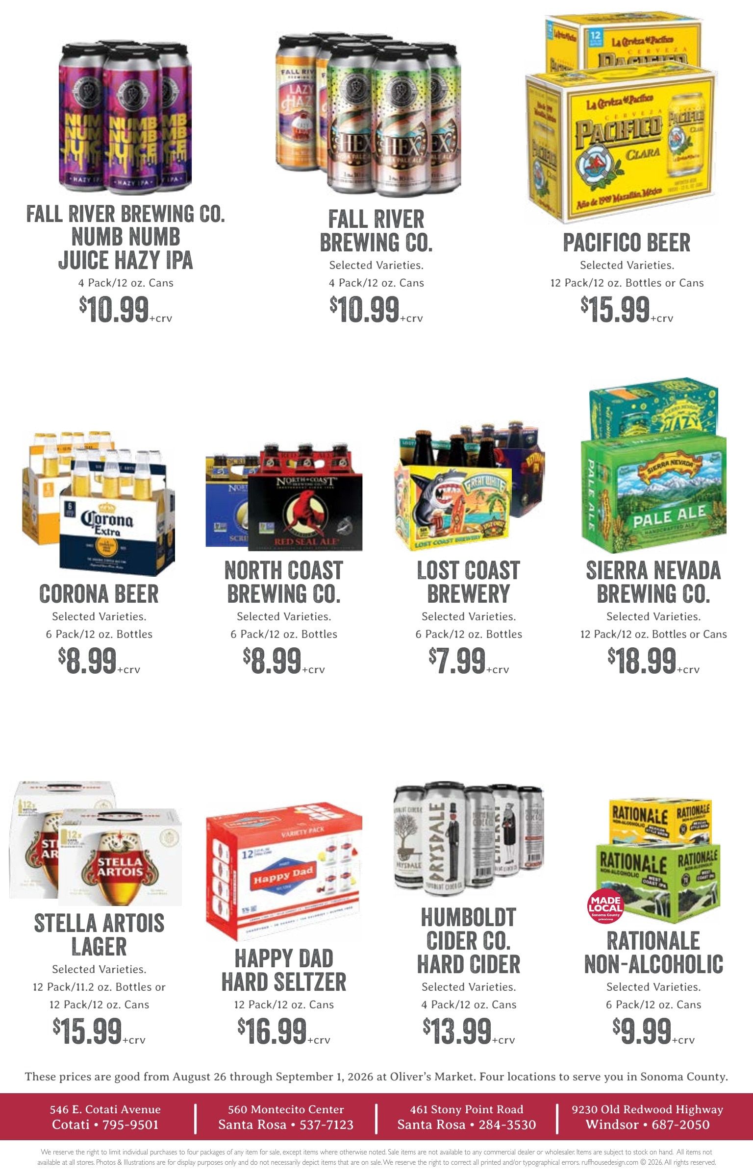 Oliver's Market Weekly Ad August 26 - September 1, 2026
