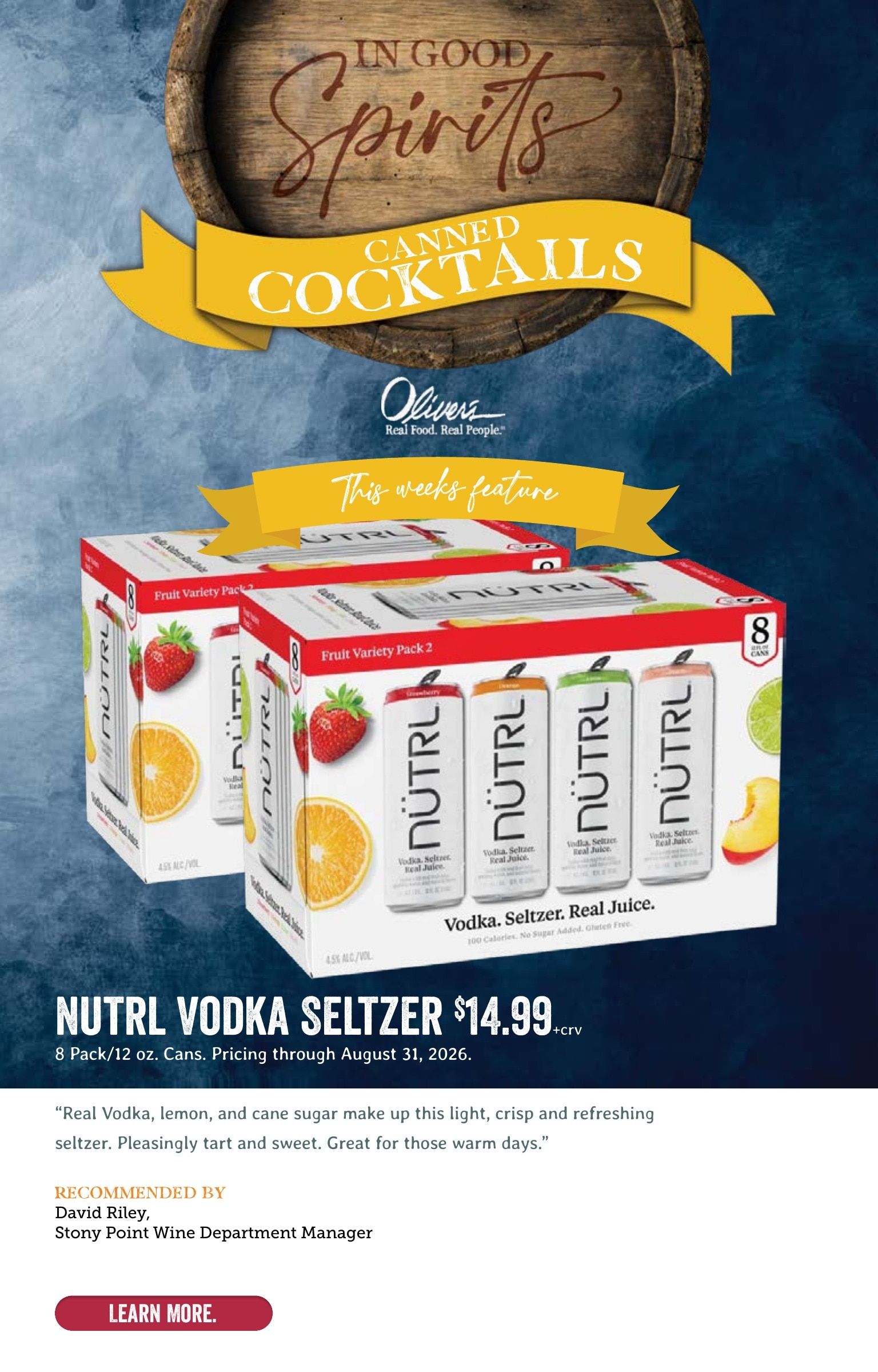 Oliver's Market Weekly Ad August 26 - September 1, 2026