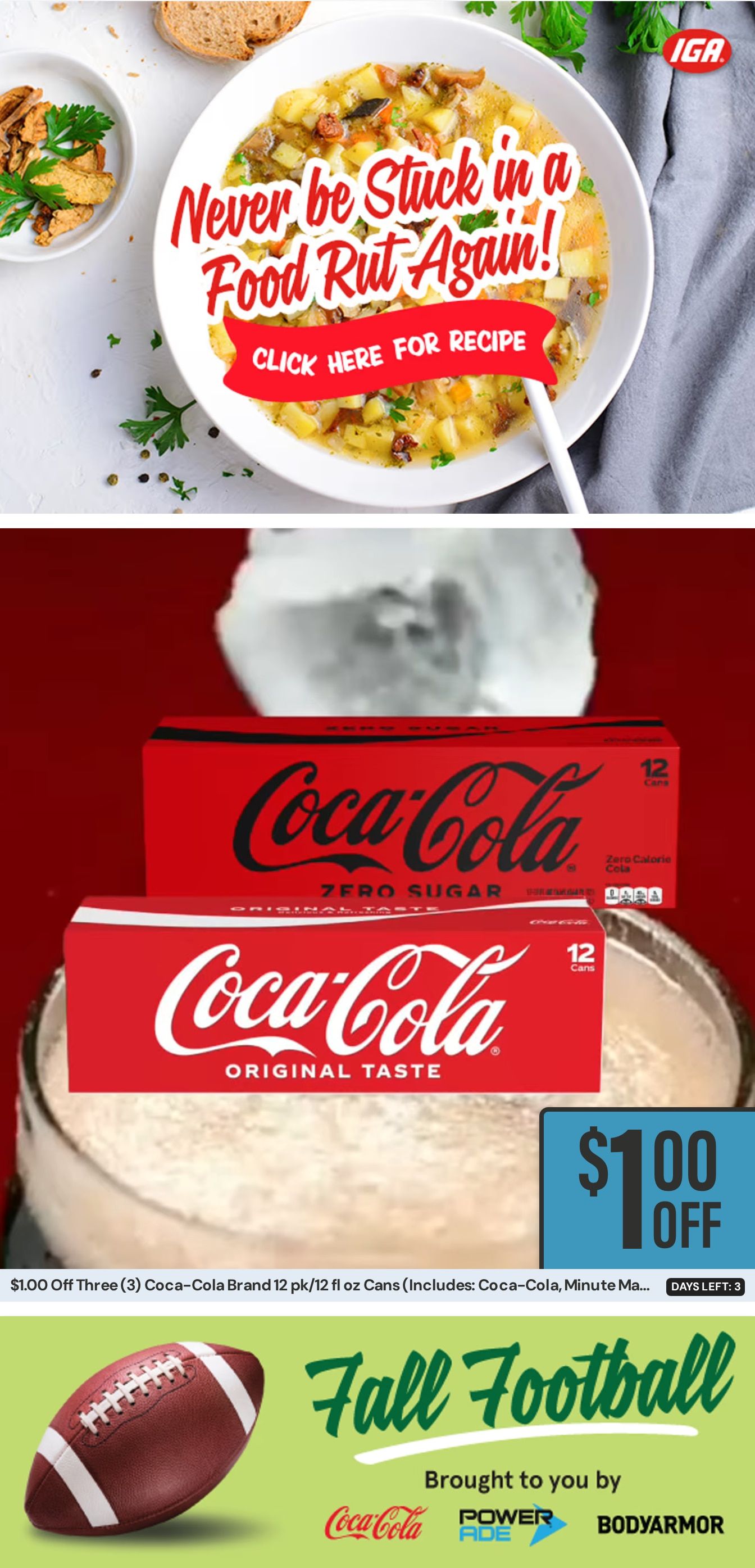 Sandy's IGA Weekly Ad August 24 - September 6, 2026