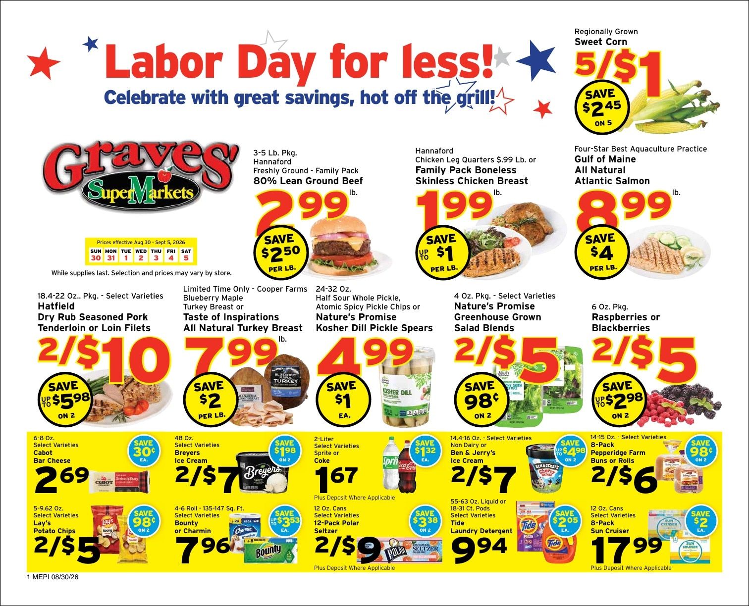 Graves' Shop 'n Save Weekly Ad August 30 - September 5, 2026