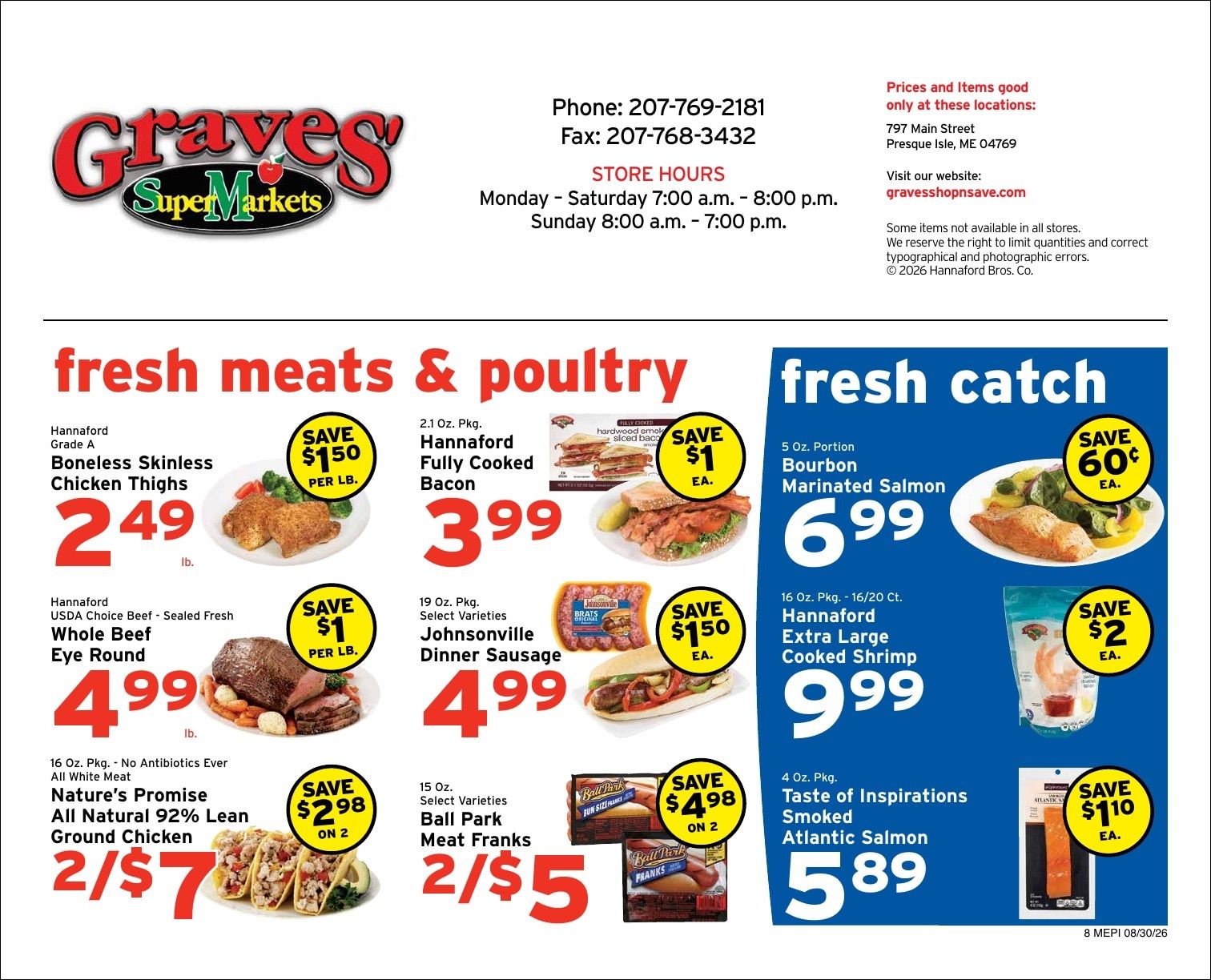 Graves' Shop 'n Save Weekly Ad August 30 - September 5, 2026