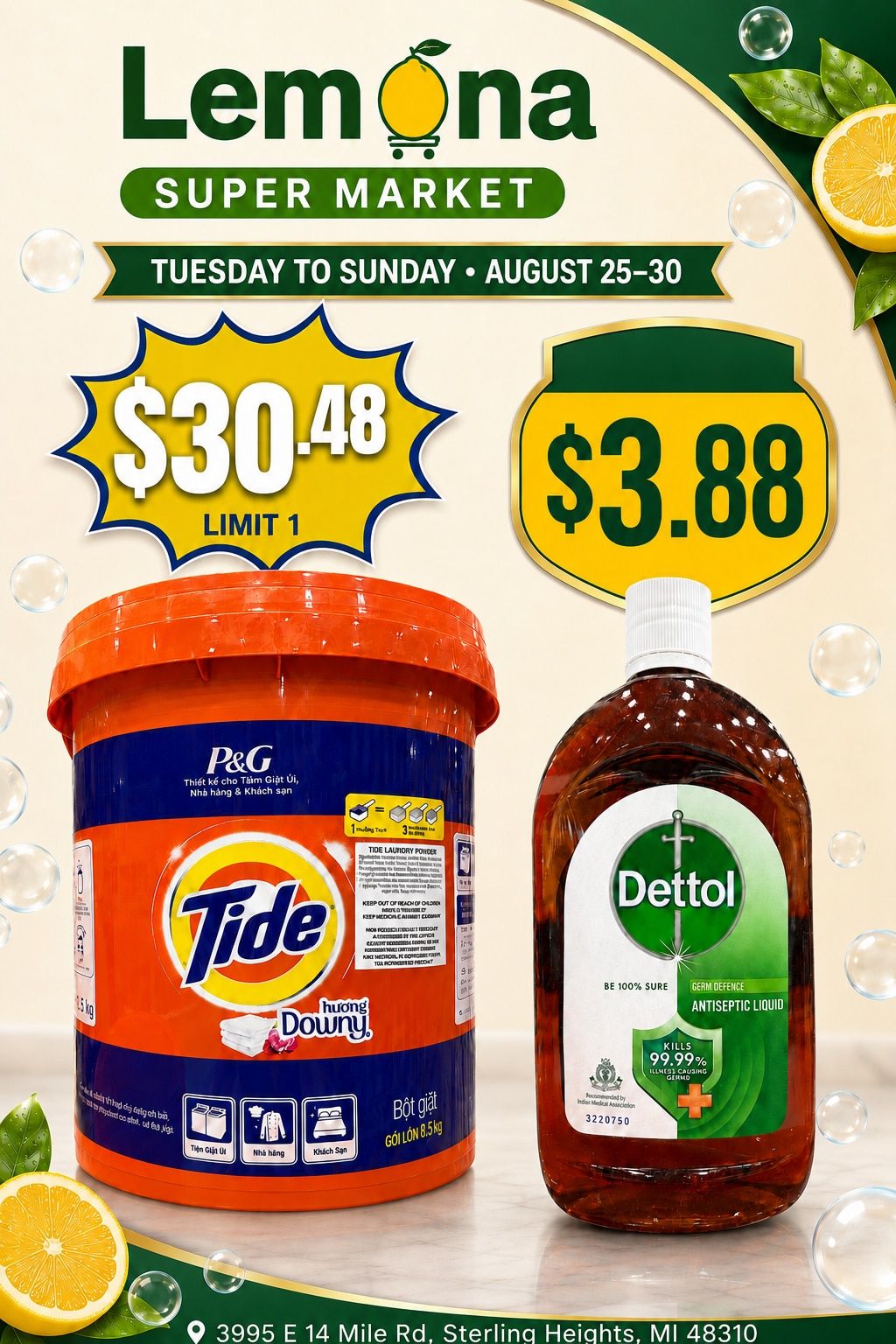 Lemona Supermarket Weekly Ad August 25 - 30, 2026