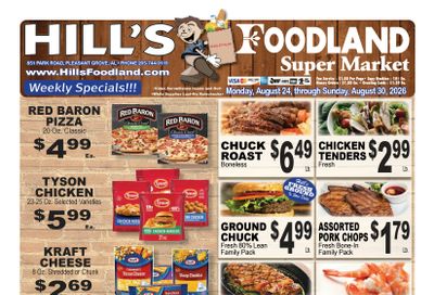 Hill's Foodland (851 Park Road, Pleasant Grove, AL) Weekly Ad August 24 - 30, 2026