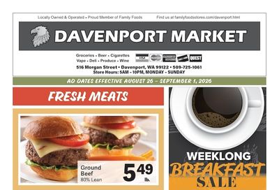 Davenport Market Weekly Ad August 26 - September 1, 2026
