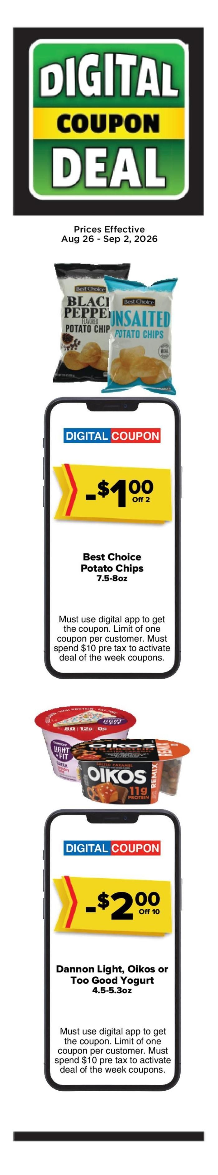Brothers Market (Sigourney, IA) Weekly Ad August 26 - September 2, 2026
