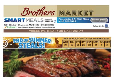Brothers Market (St. Joseph, MO) Weekly Ad August 26 - September 2, 2026