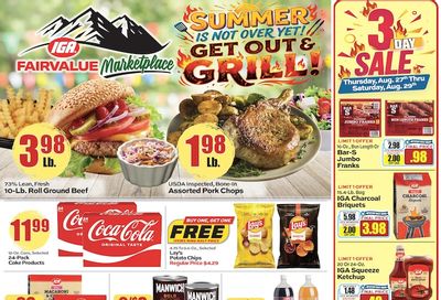 Fairvalue Marketplace Weekly Ad August 27 - 30, 2026