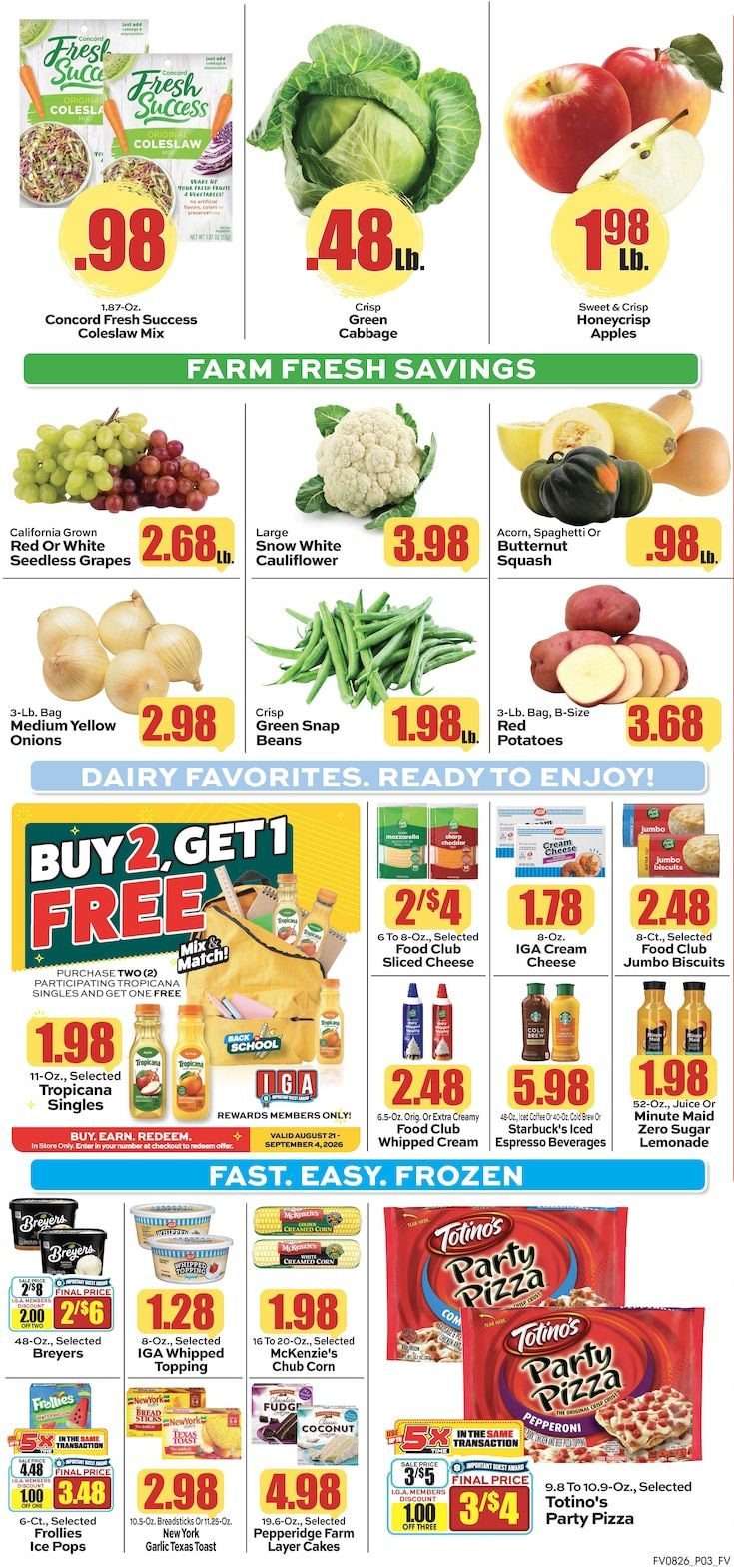 Fairvalue Marketplace Weekly Ad August 27 - 30, 2026