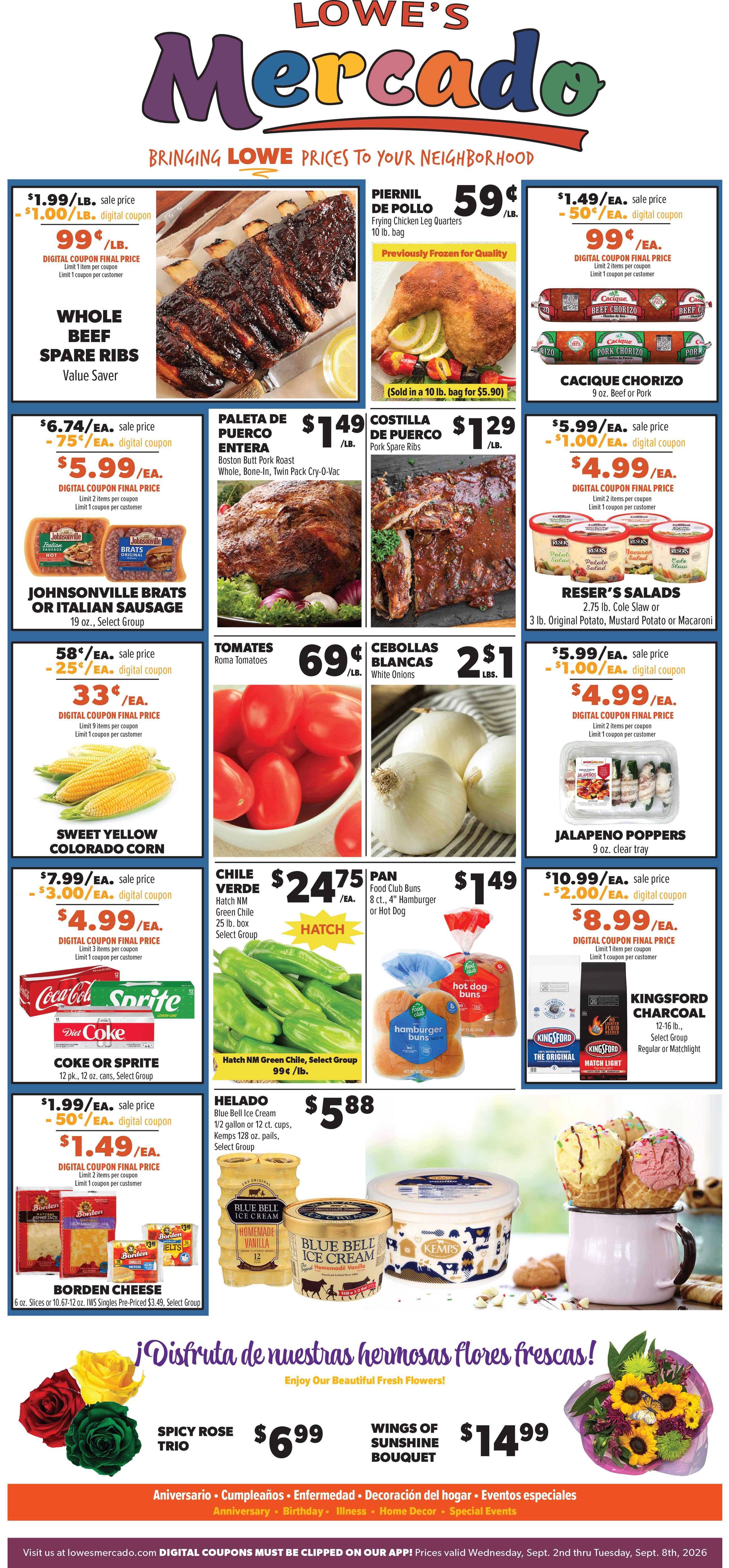 Lowe's Mercado (Anthony, TX) Weekly Ad September 2 - 8, 2026