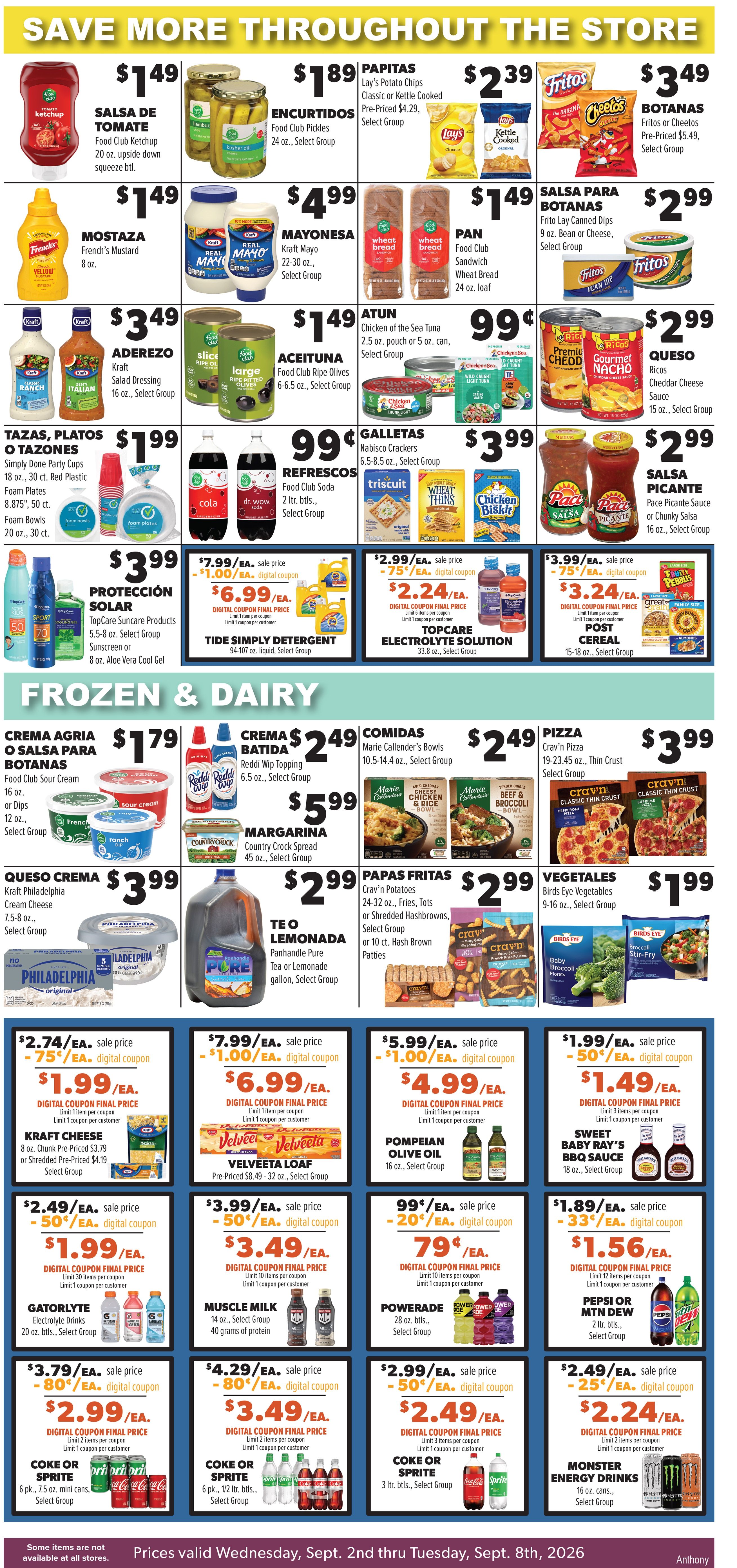 Lowe's Mercado (Anthony, TX) Weekly Ad September 2 - 8, 2026