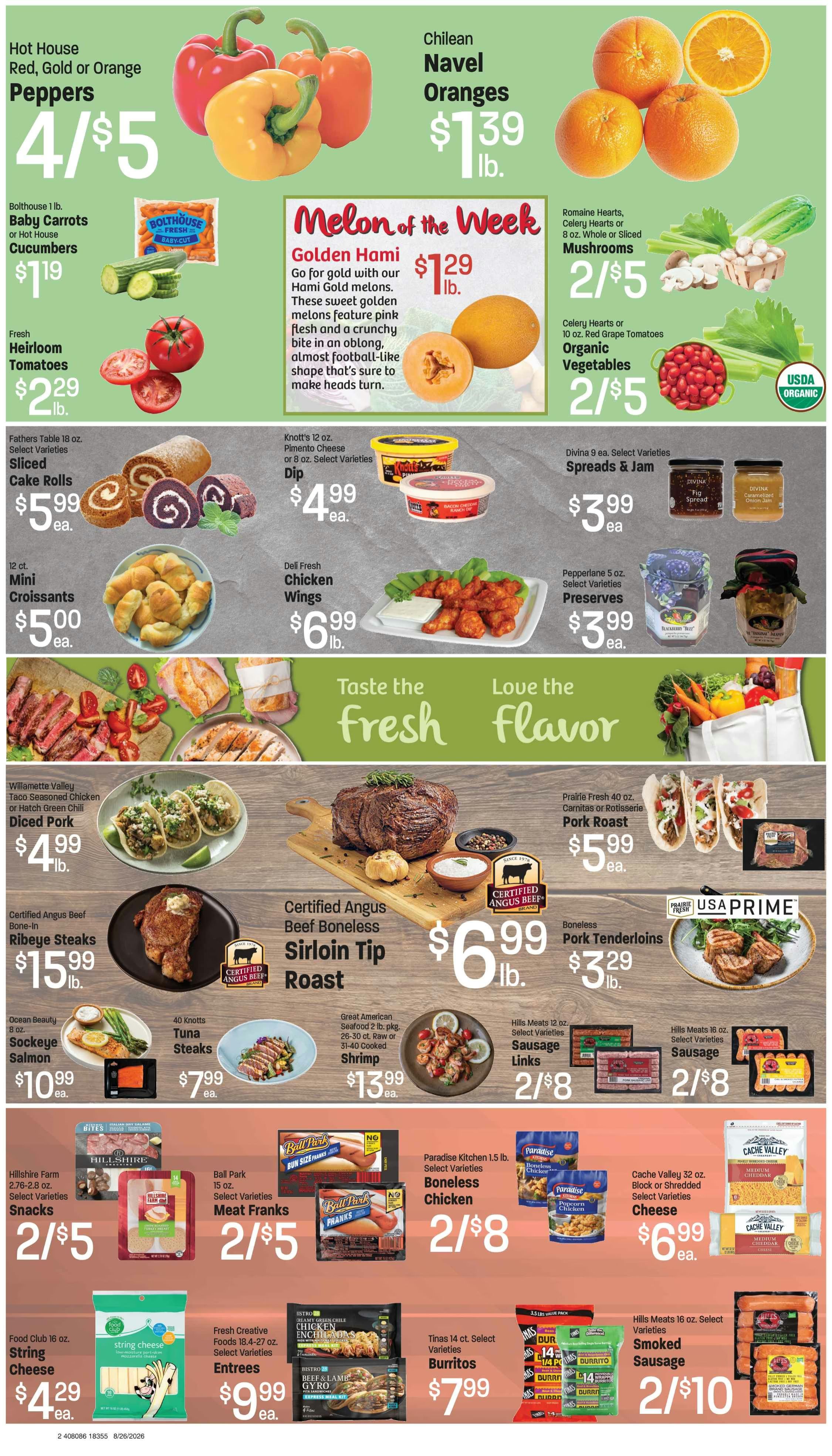 M&W Markets (Council, ID) Weekly Ad August 26 - September 1, 2026
