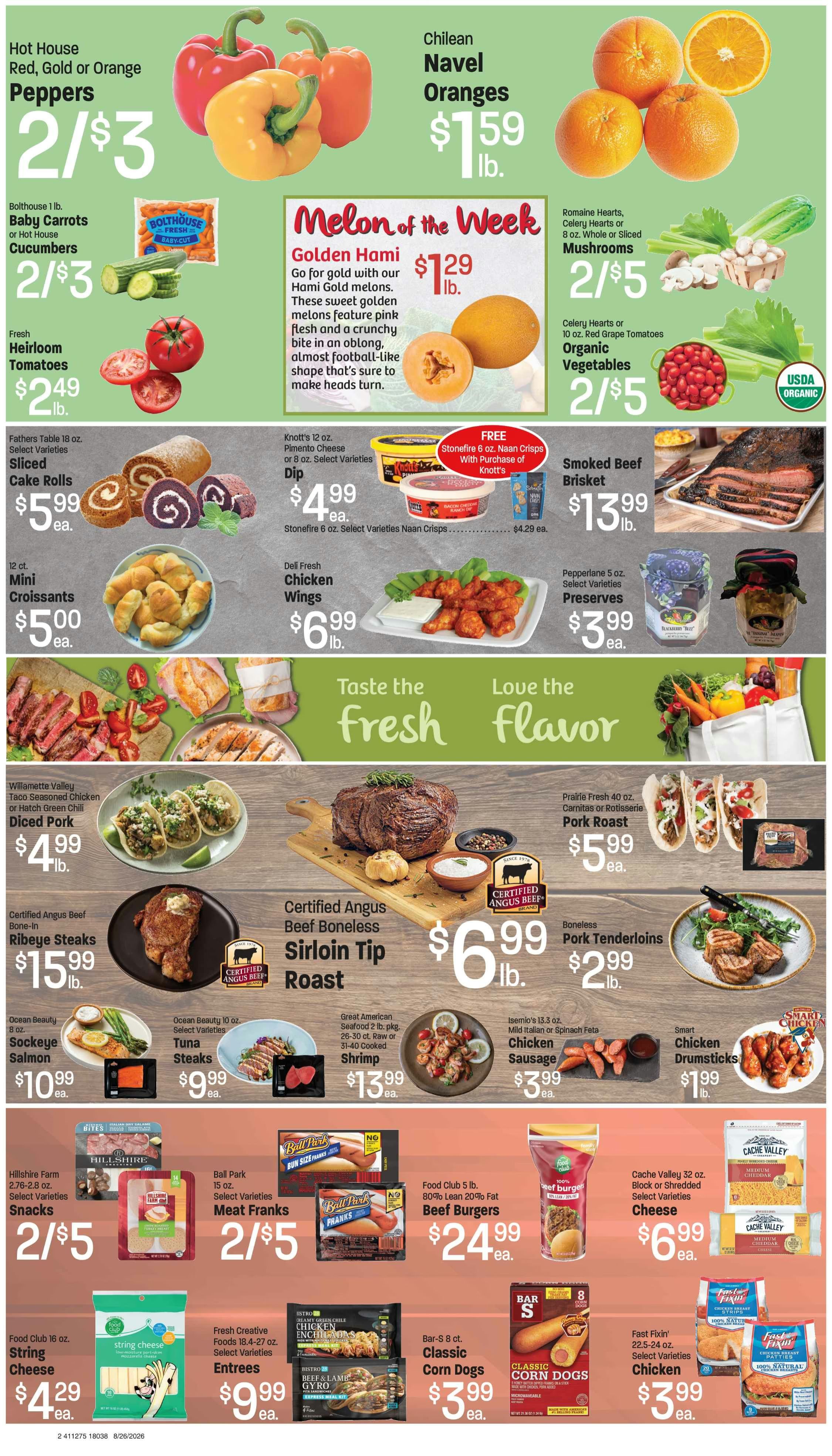 M&W Markets (Redmond, OR) Weekly Ad August 25 - September 1, 2026