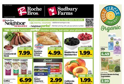 Roche Bros. Weekly Ad August 21 - 27, 2026
