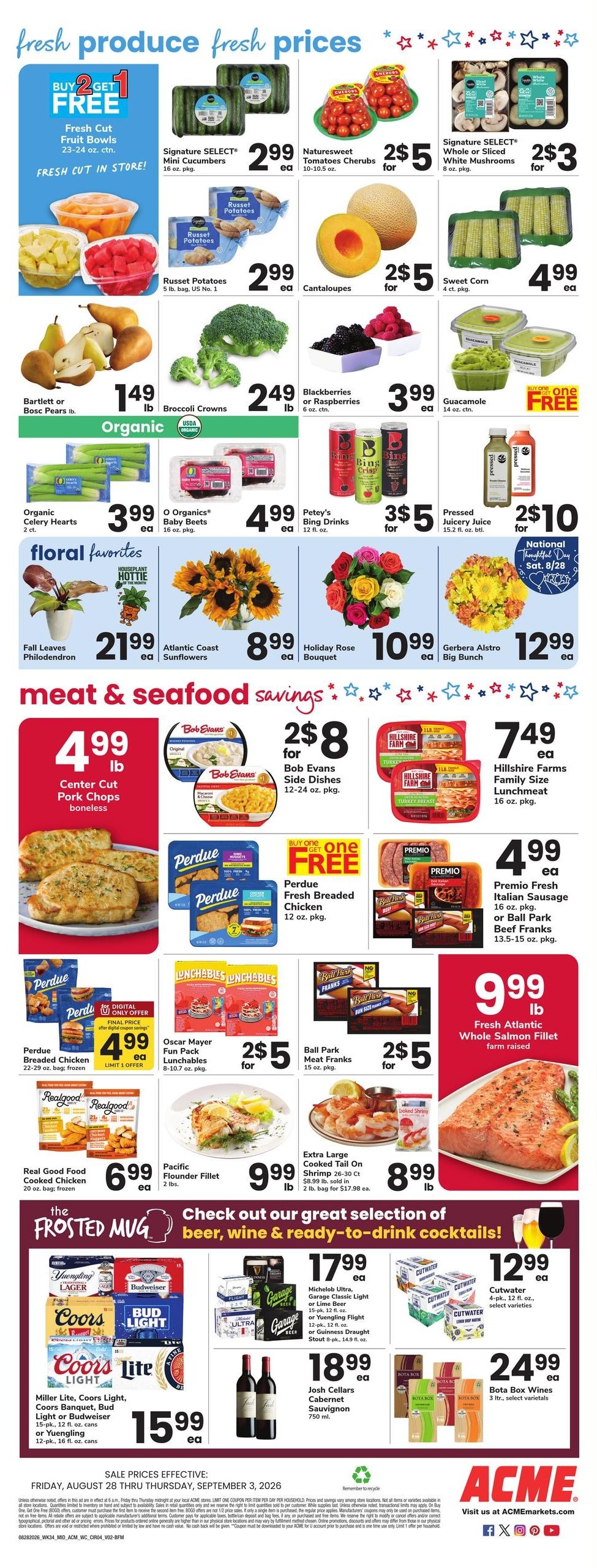 Acme Markets (Allentown Area, PA) Weekly Ad August 28 - September 3, 2026