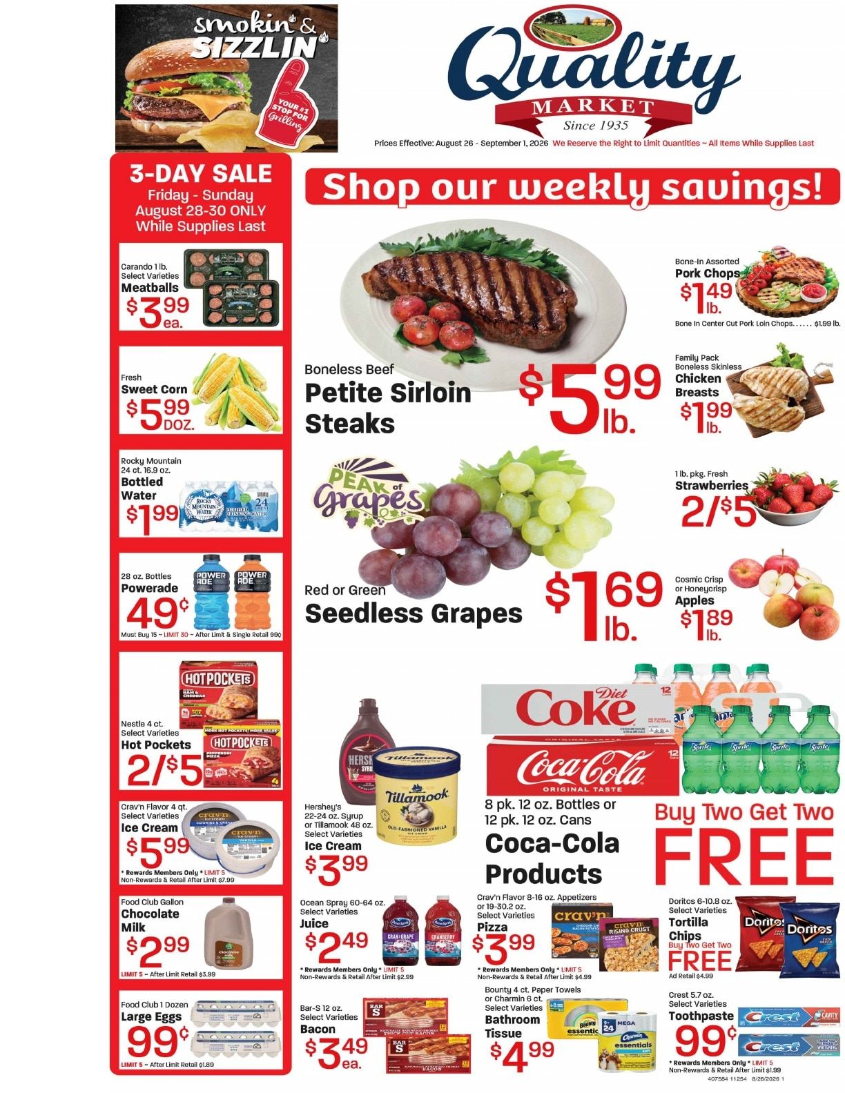 Quality Market Weekly Ad August 26 - September 1, 2026