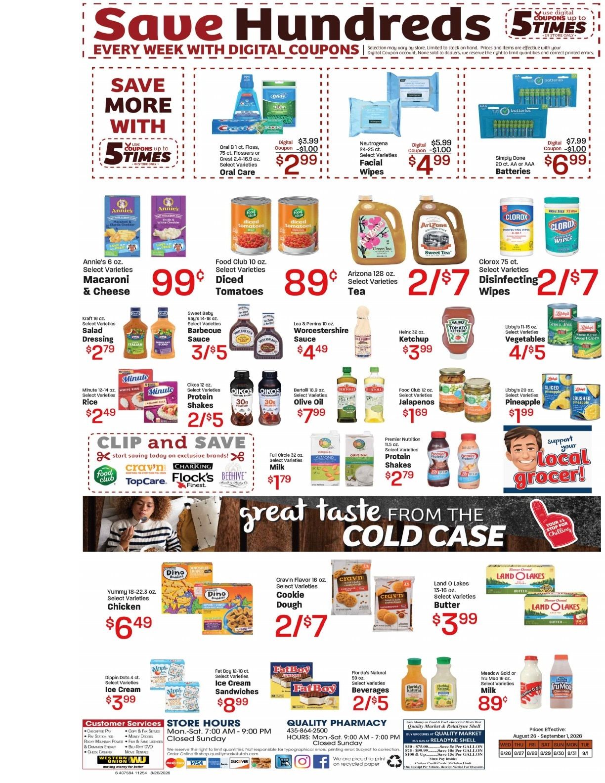 Quality Market Weekly Ad August 26 - September 1, 2026