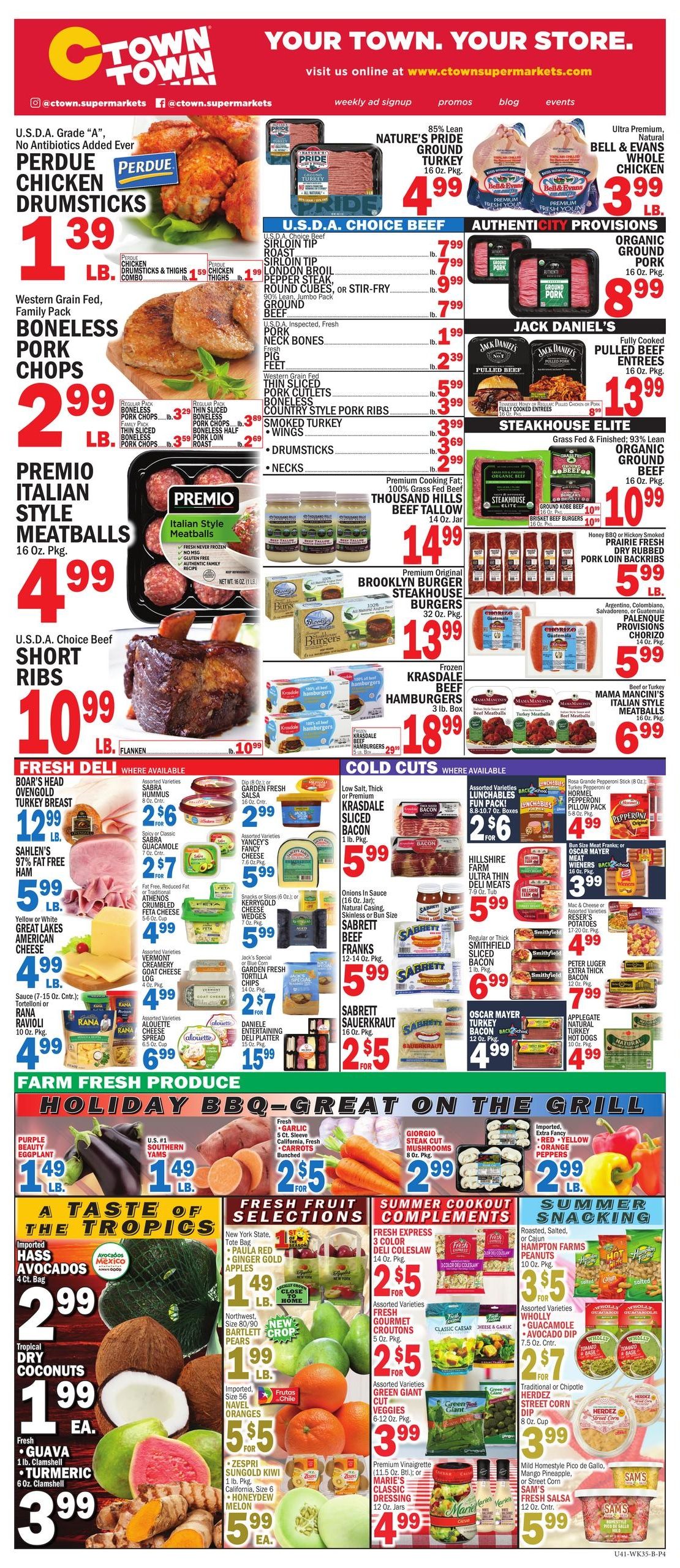 C Town (Jersey City–New York Area, NJ–NY) Weekly Ad August 28 - September 3, 2026