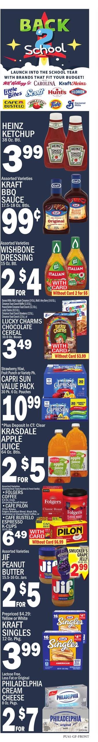 C Town (Jersey City–New York Area, NJ–NY) Weekly Ad August 28 - September 3, 2026