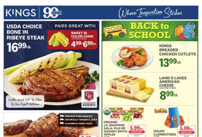 Kings Food Markets Weekly Ad August 28 - September 3, 2026