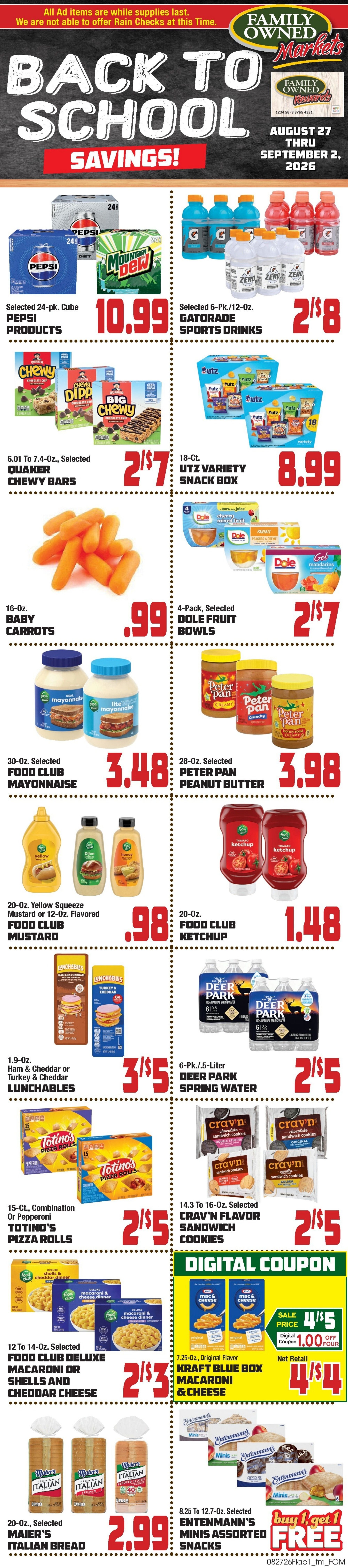 John Herr's Village Market Weekly Ad August 26 - September 2, 2026