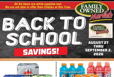 John Herr's Village Market Weekly Ad August 26 - September 2, 2026