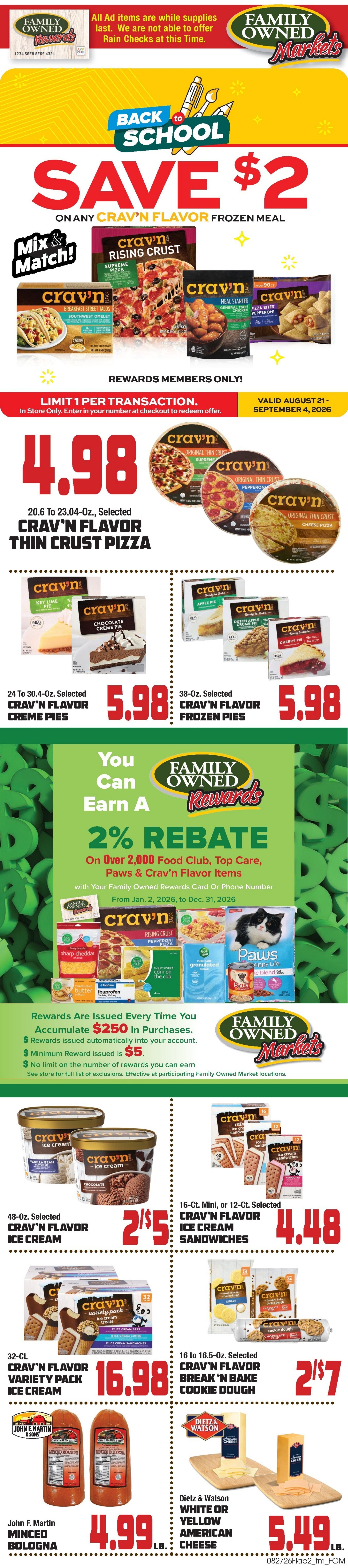 John Herr's Village Market Weekly Ad August 26 - September 2, 2026