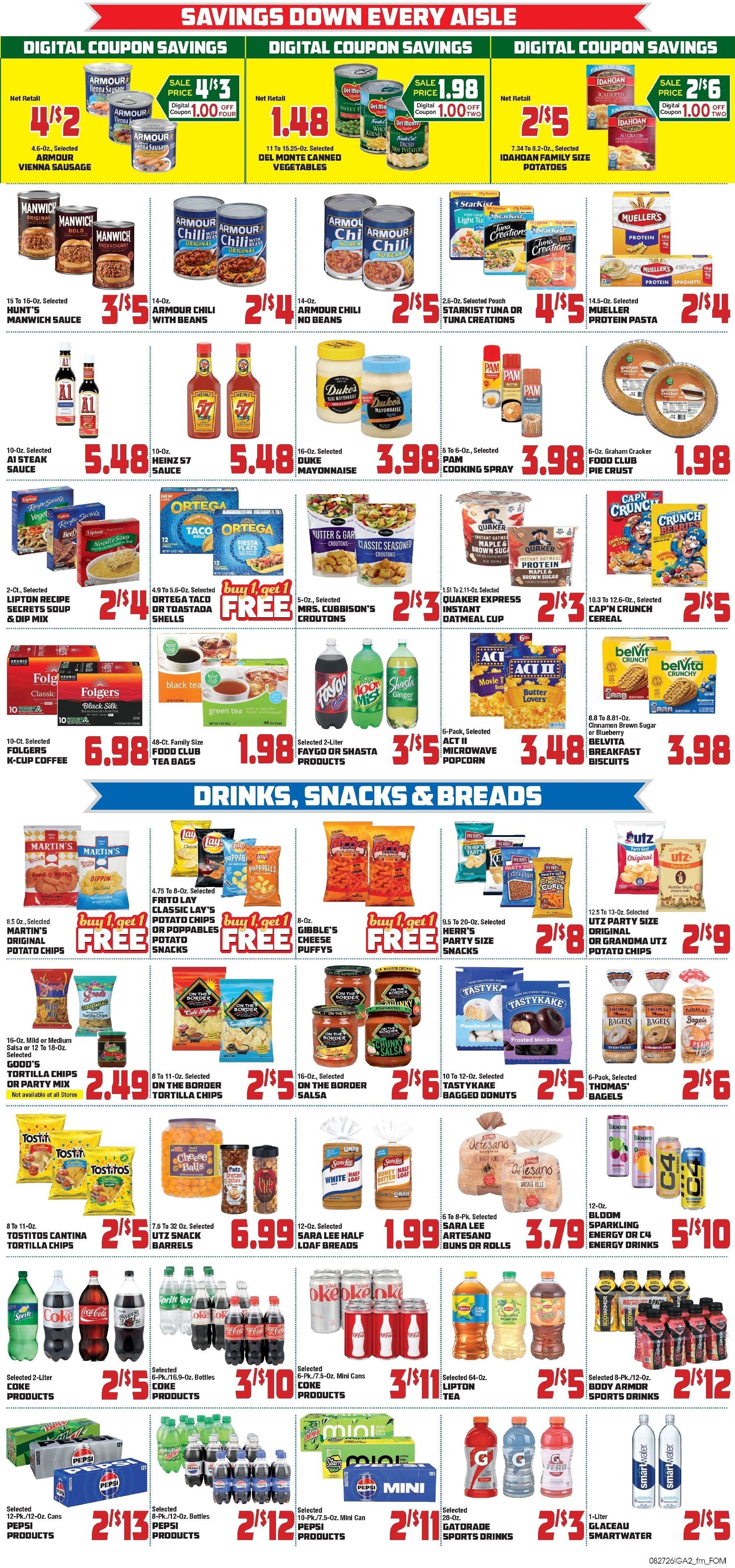 John Herr's Village Market Weekly Ad August 26 - September 2, 2026