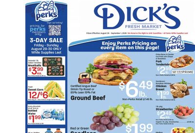 Dick's Market (Centerville, UT) Weekly Ad August 26 - September 1, 2026