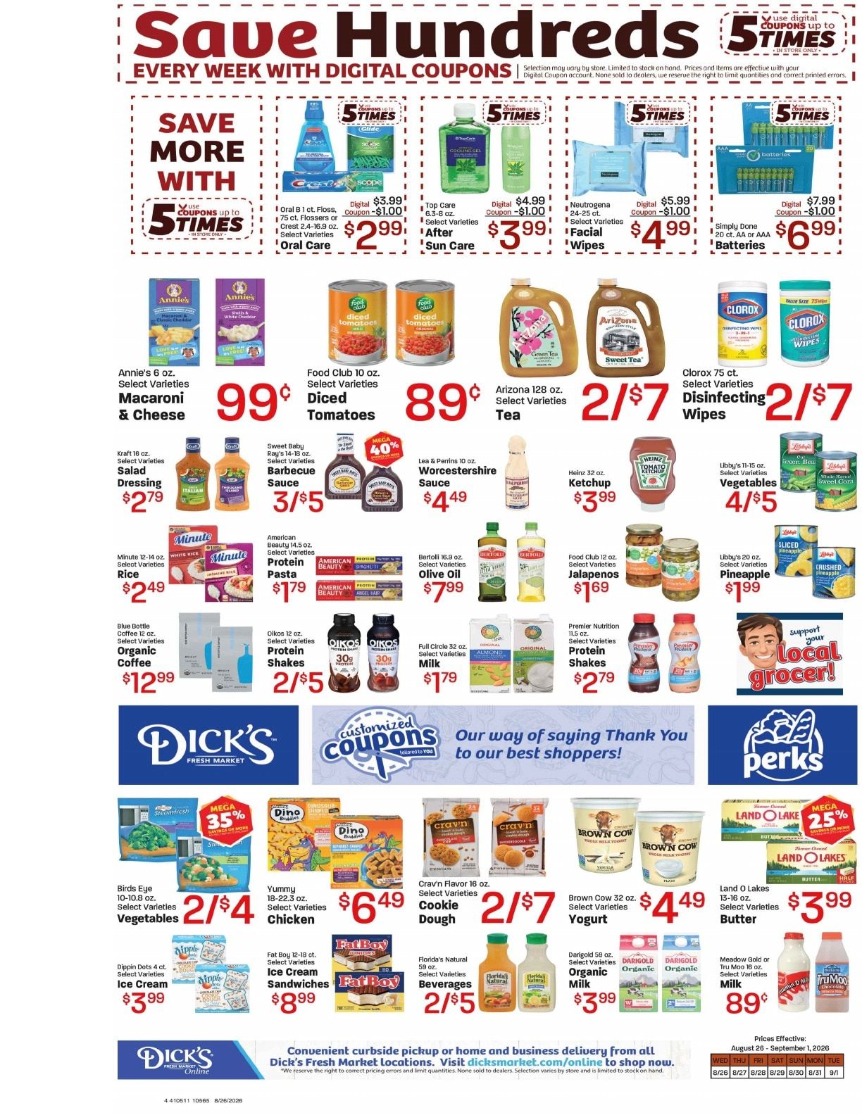 Dick's Market (Centerville, UT) Weekly Ad August 26 - September 1, 2026