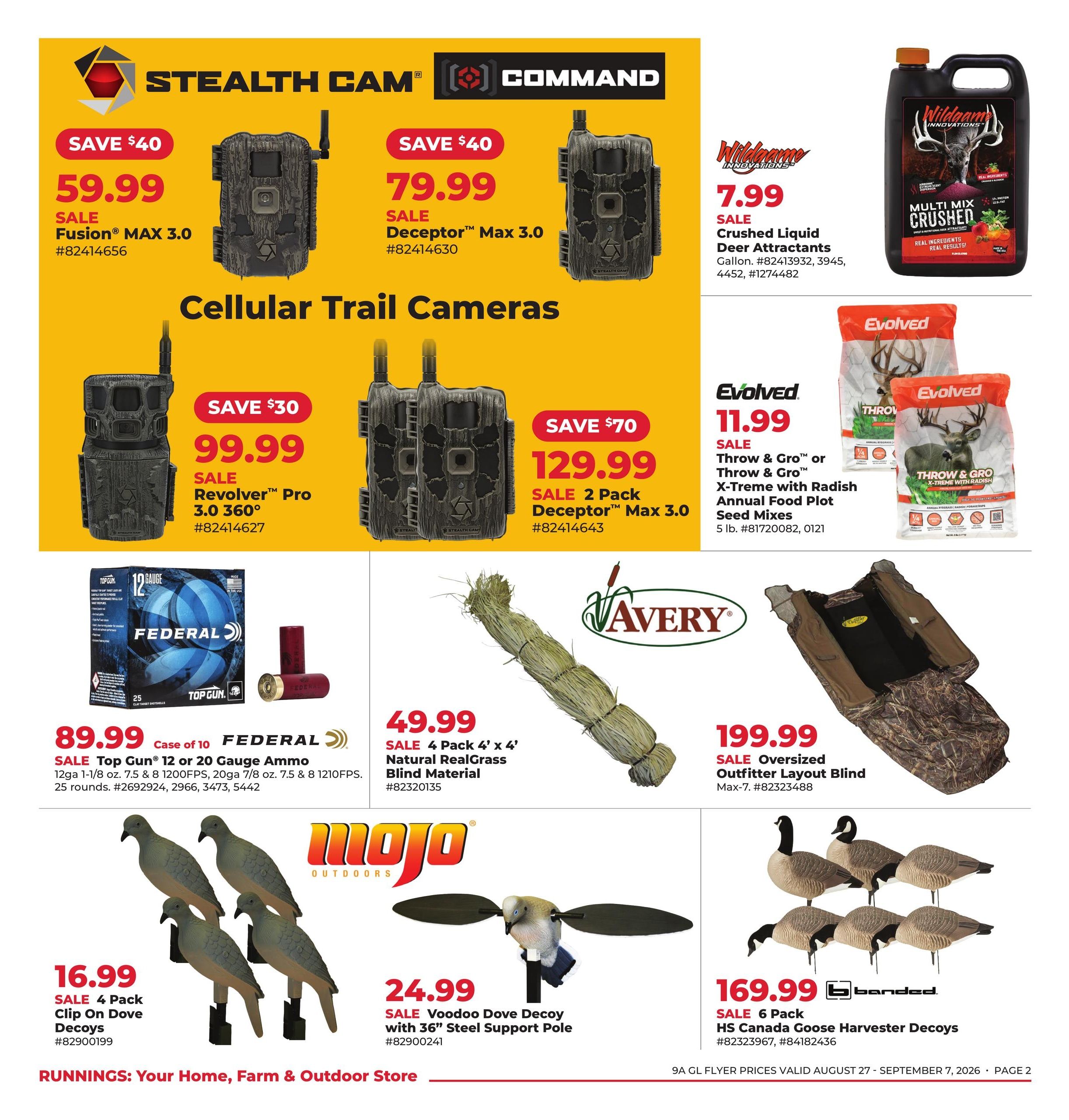Runnings (IL, IN, MI, OH, WI) Happy Labor Day Weekly Ad August 27 - September 7, 2026