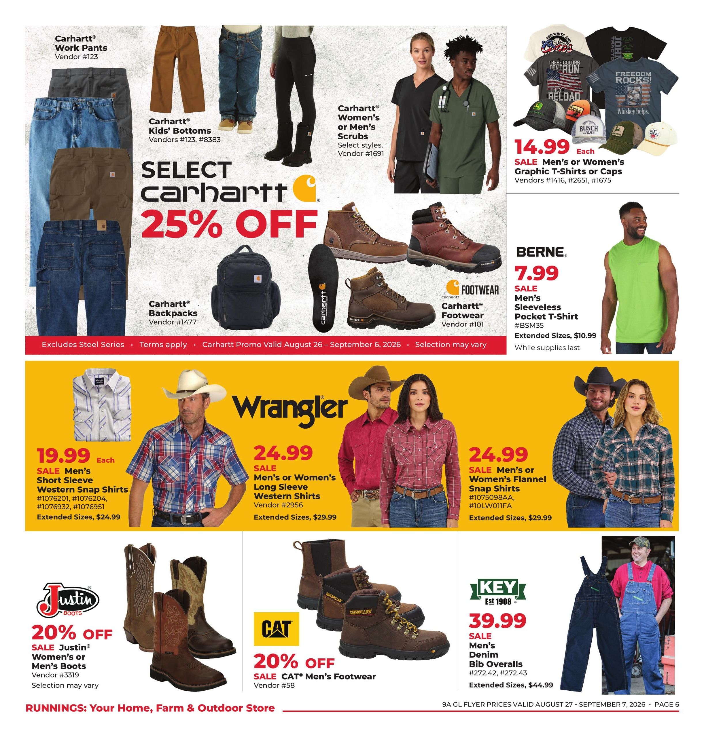Runnings (IL, IN, MI, OH, WI) Happy Labor Day Weekly Ad August 27 - September 7, 2026