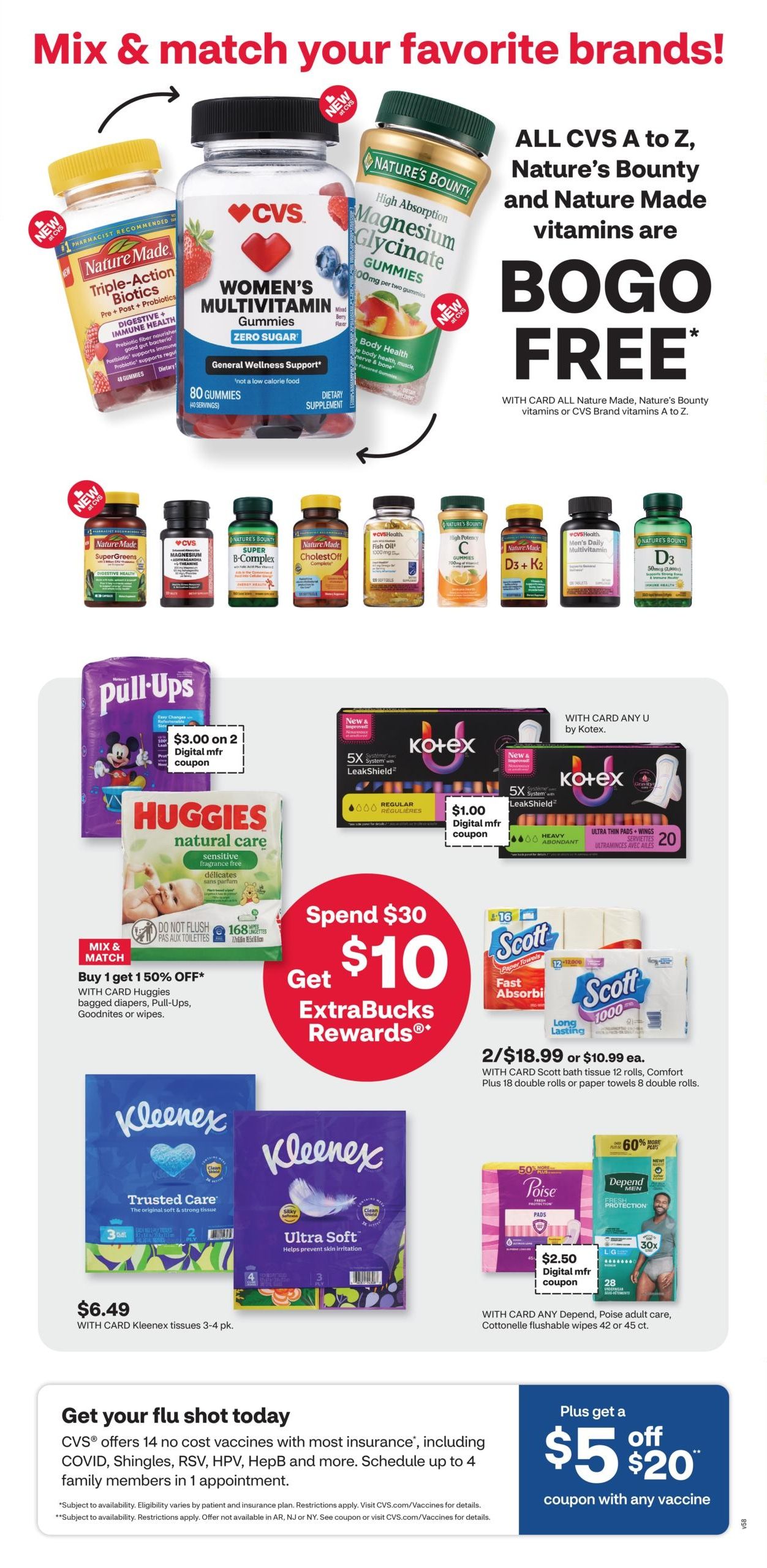 CVS Pharmacy (MI, NJ, NM, TX) Weekly Ad August 30 - September 5, 2026