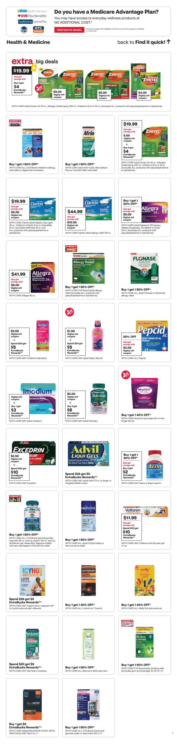 CVS Pharmacy (MI, NJ, NM, TX) Weekly Ad August 30 - September 5, 2026